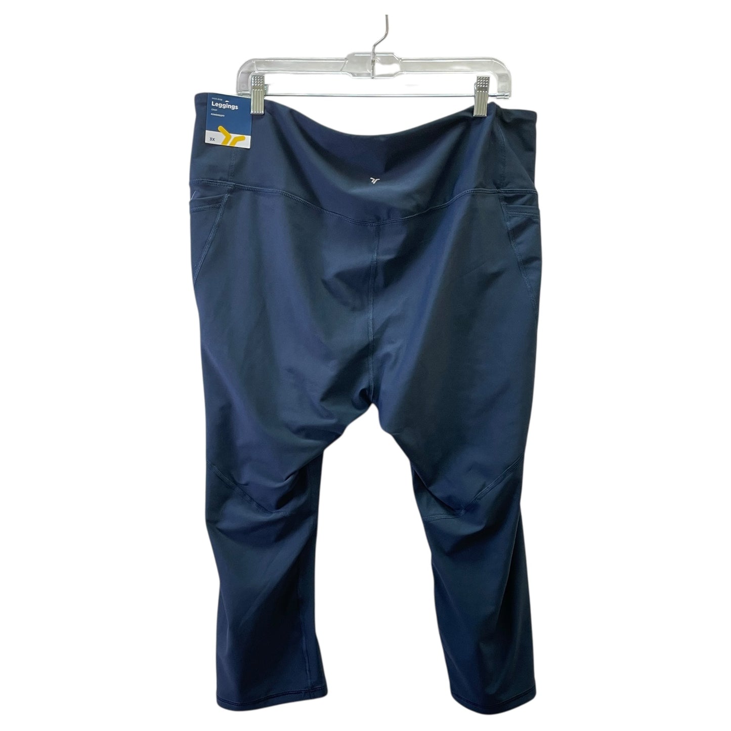 Athletic Leggings By Old Navy In Blue, Size:3X