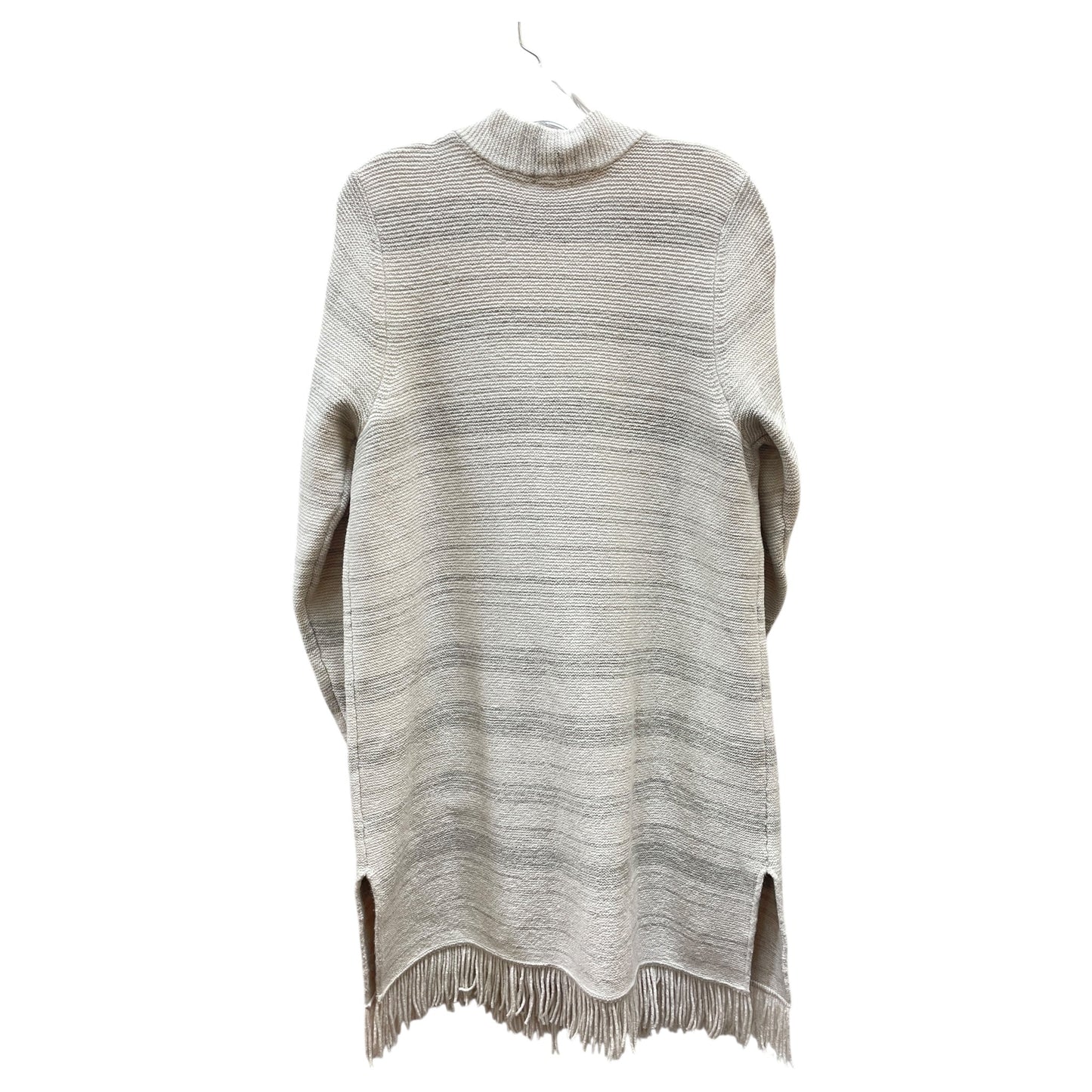 Sweater Cardigan By Pure Jill In Taupe, Size:Lp