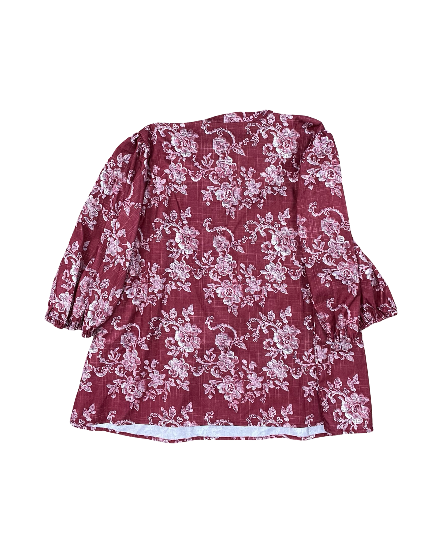 Top Ss By Shein In Red & White, Size:3X