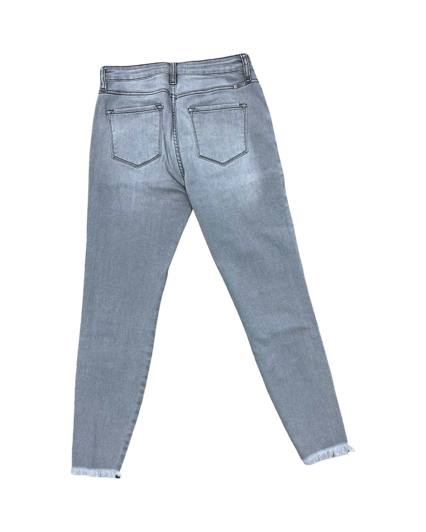 Jeans Skinny By Kancan In Grey Denim, Size:6