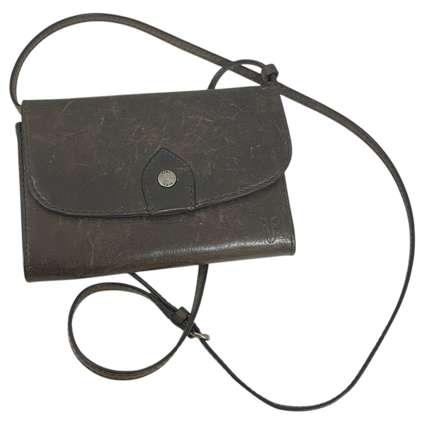 Crossbody Designer By Frye In Brown, Size:Medium