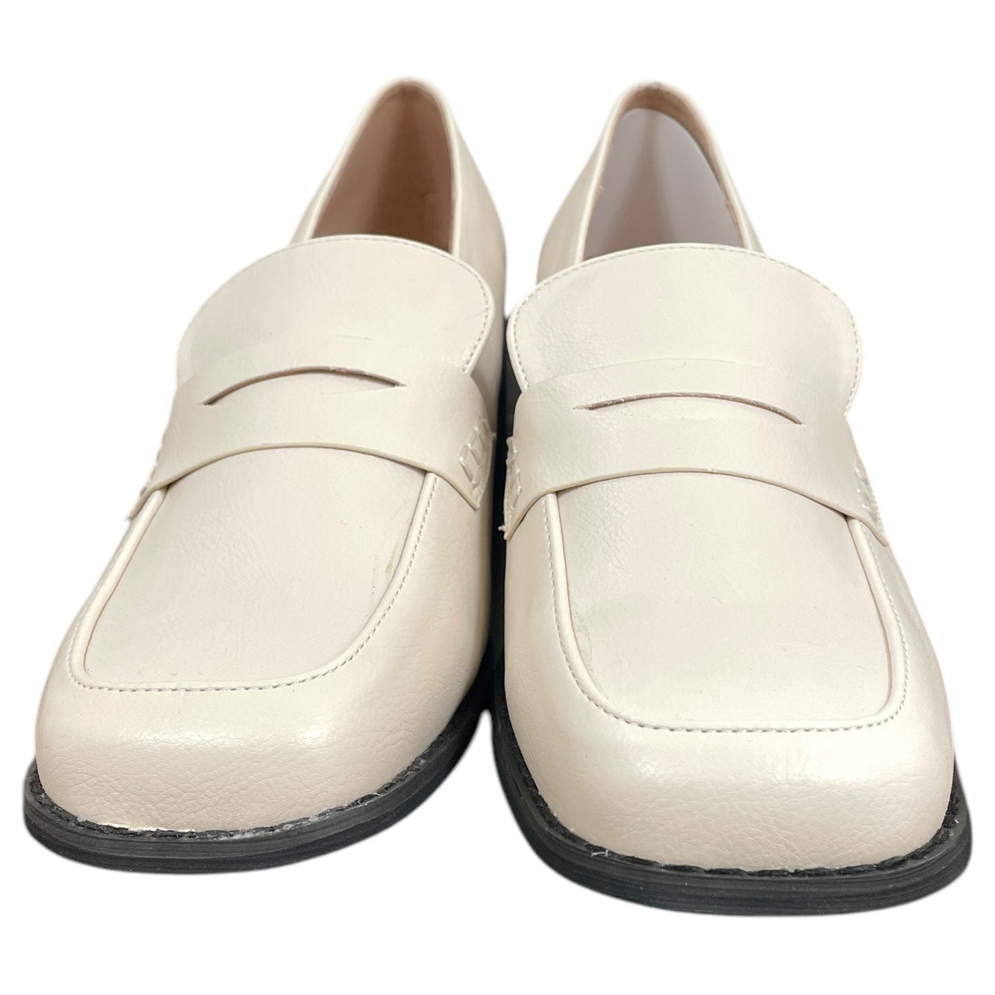 Shoes Heels Block By New York And Co In White, Size:11