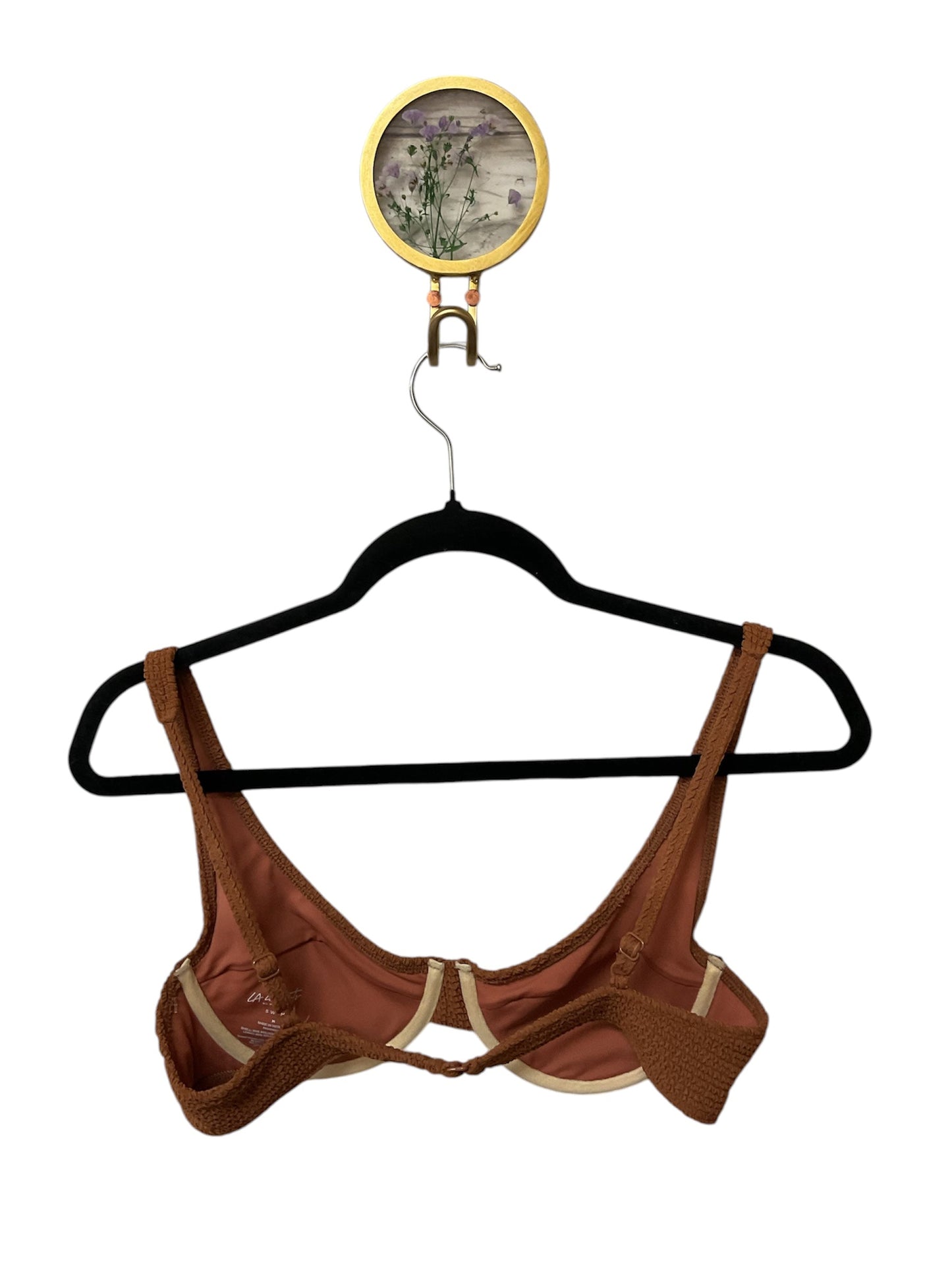 Swimsuit Top By La Hearts In Brown, Size:M