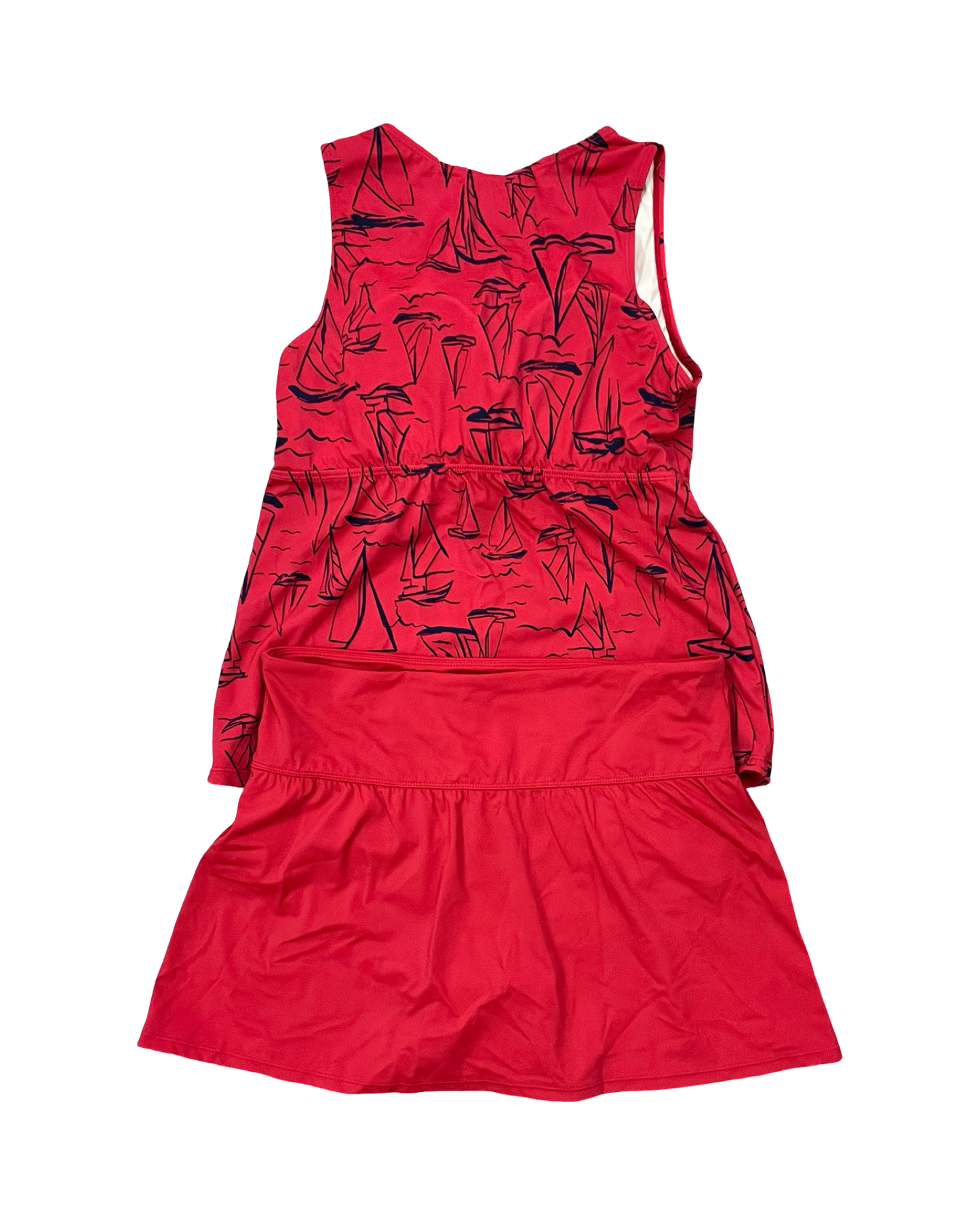 Swimsuit 2Pc By Denim And Company In Red, Size:M