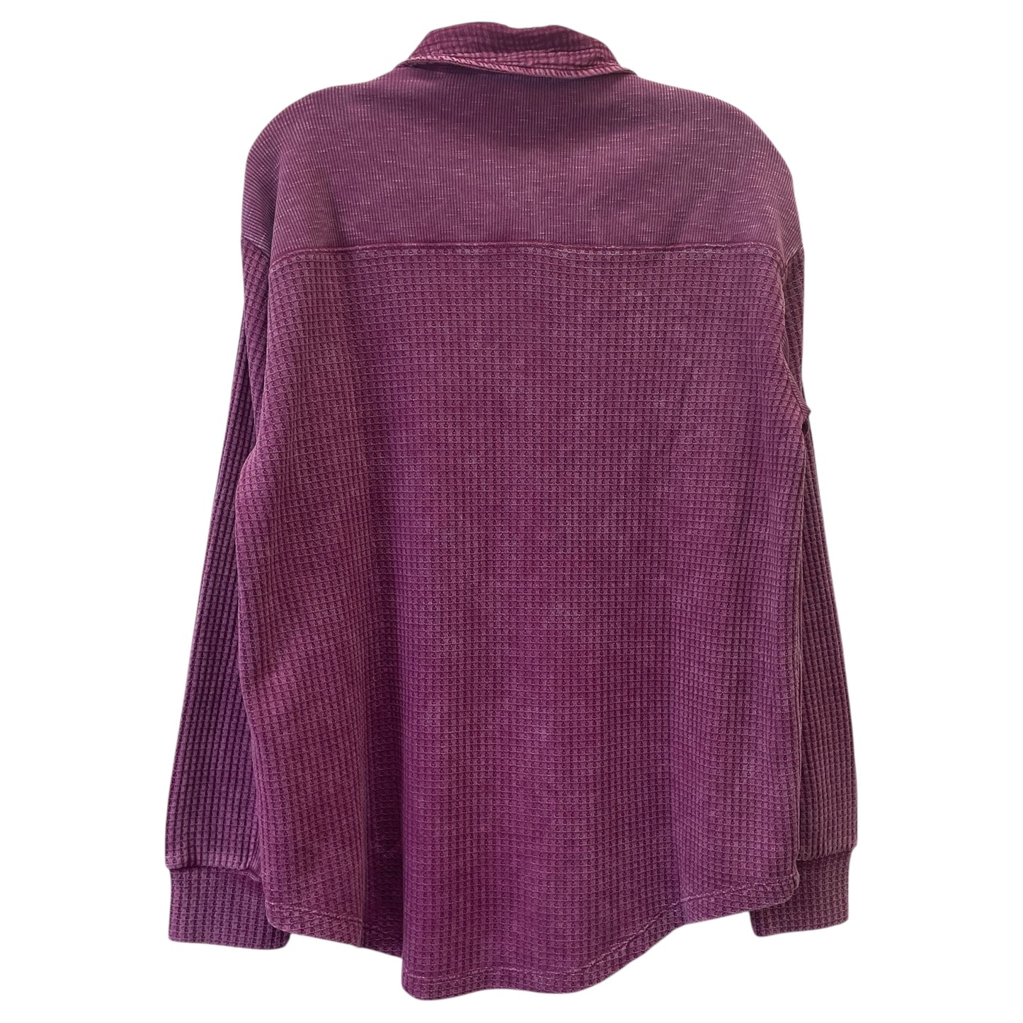 Top Ls Basic By Briggs In Purple, Size:S