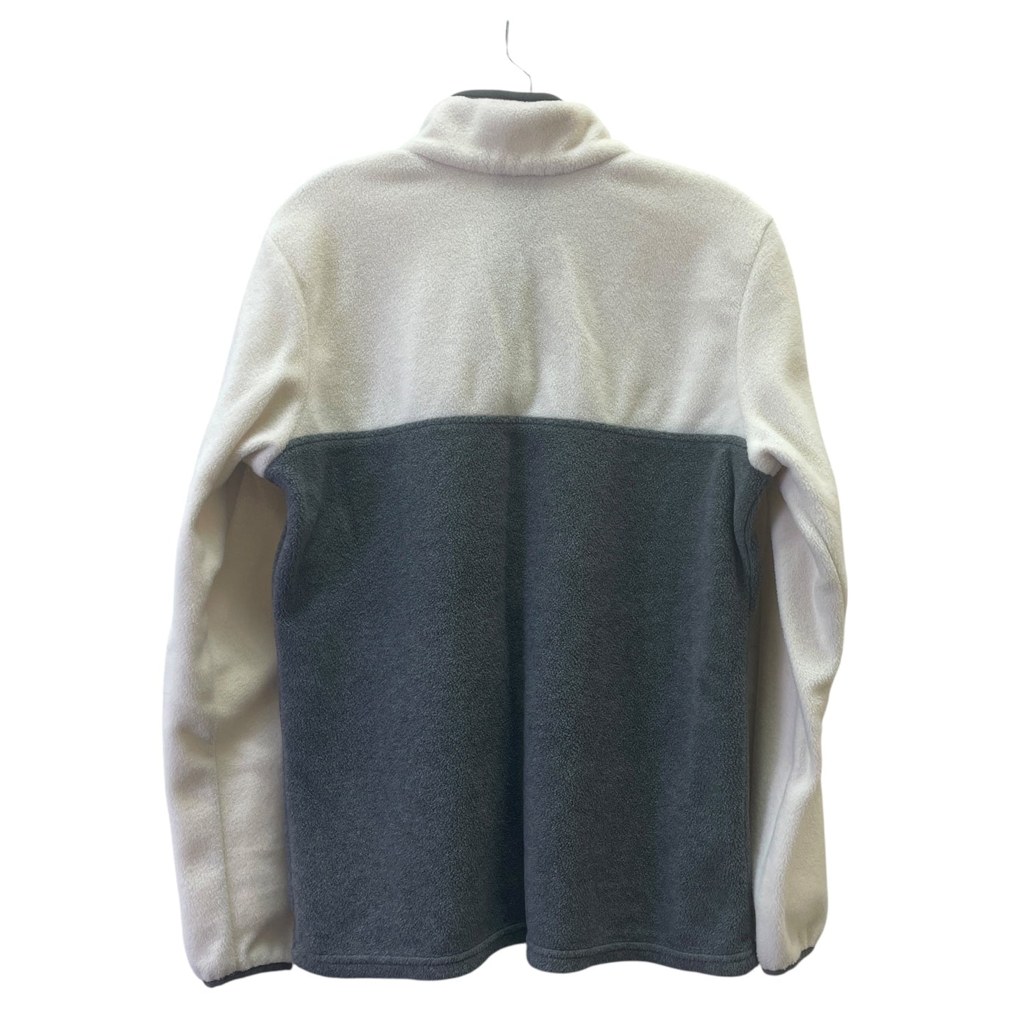 Jacket Fleece By Columbia In Grey & White, Size:M