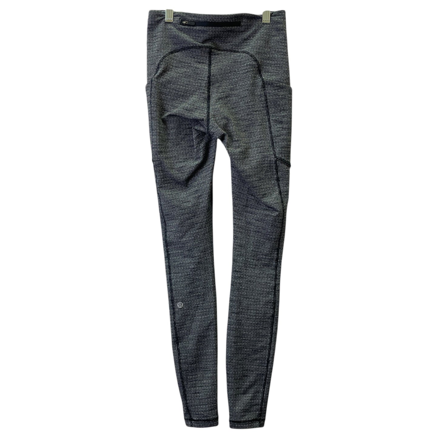 Athletic Leggings By Lululemon In Black, Size:4