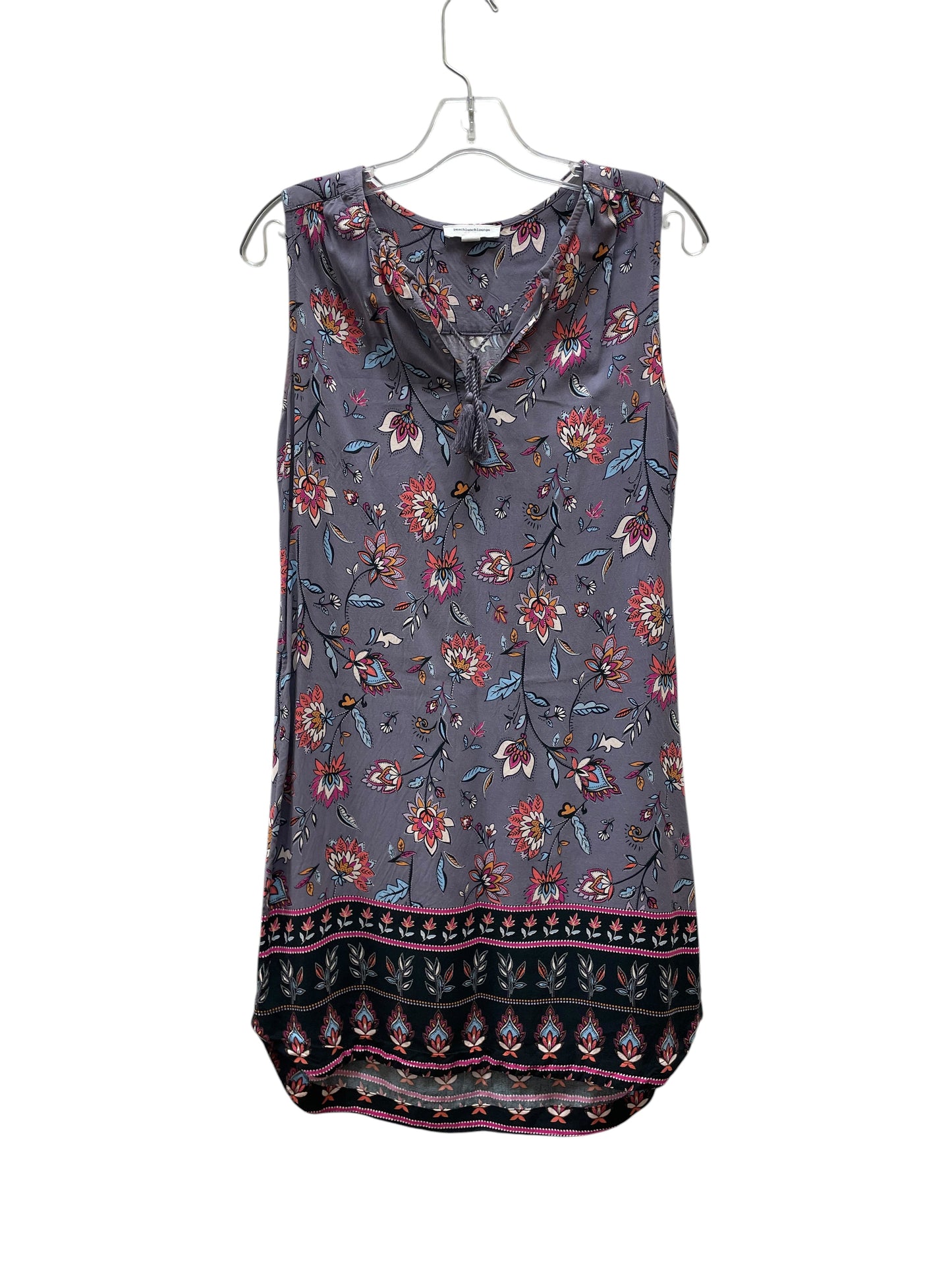 Dress Casual Short By Beachlunchlounge In Purple, Size:S