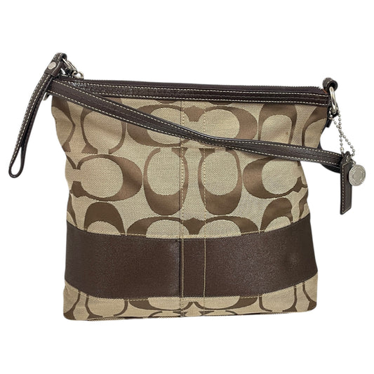 Handbag Designer By Coach In Brown, Size:Medium