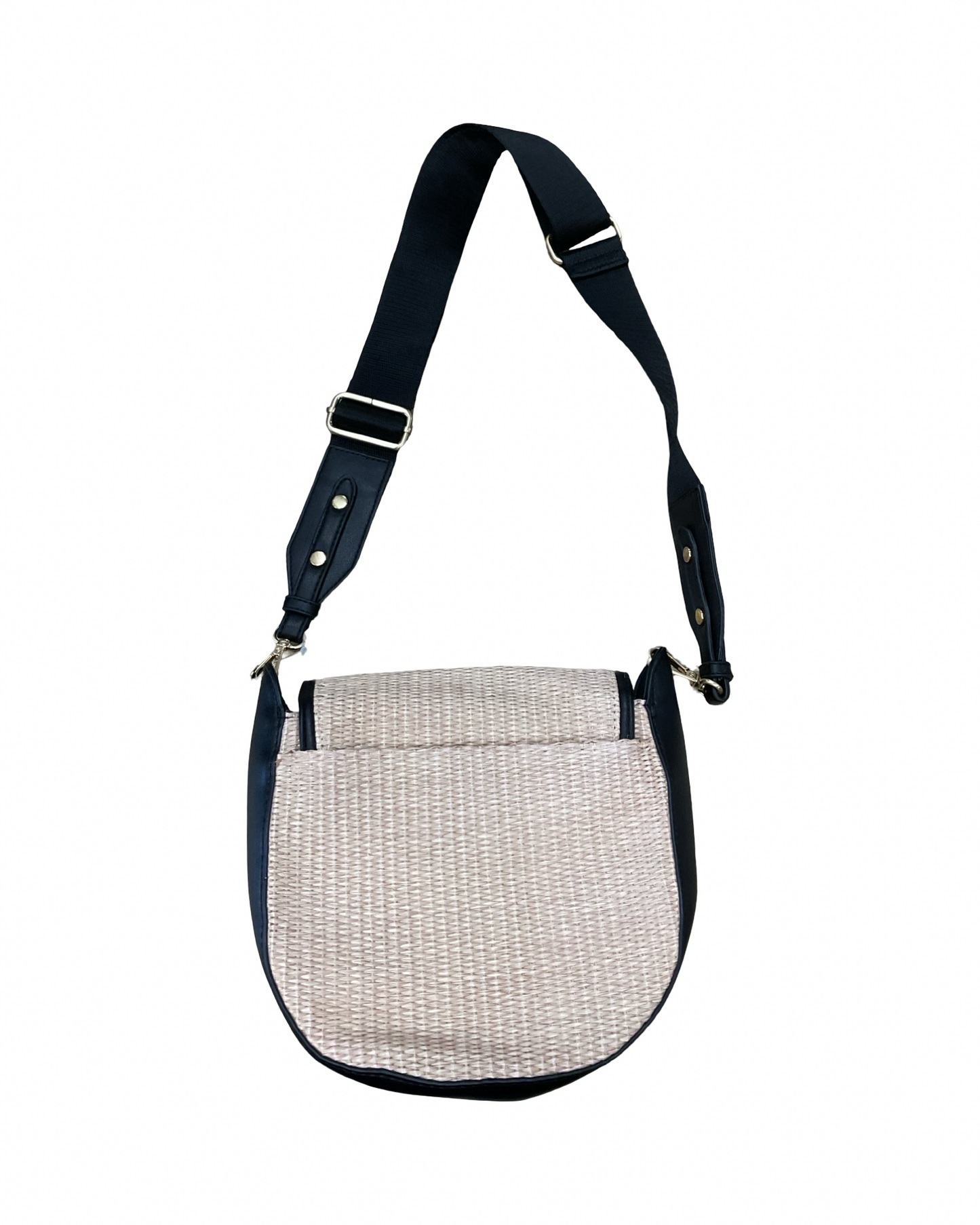 Crossbody By Clothes Mentor In Black & Tan, Size:Small