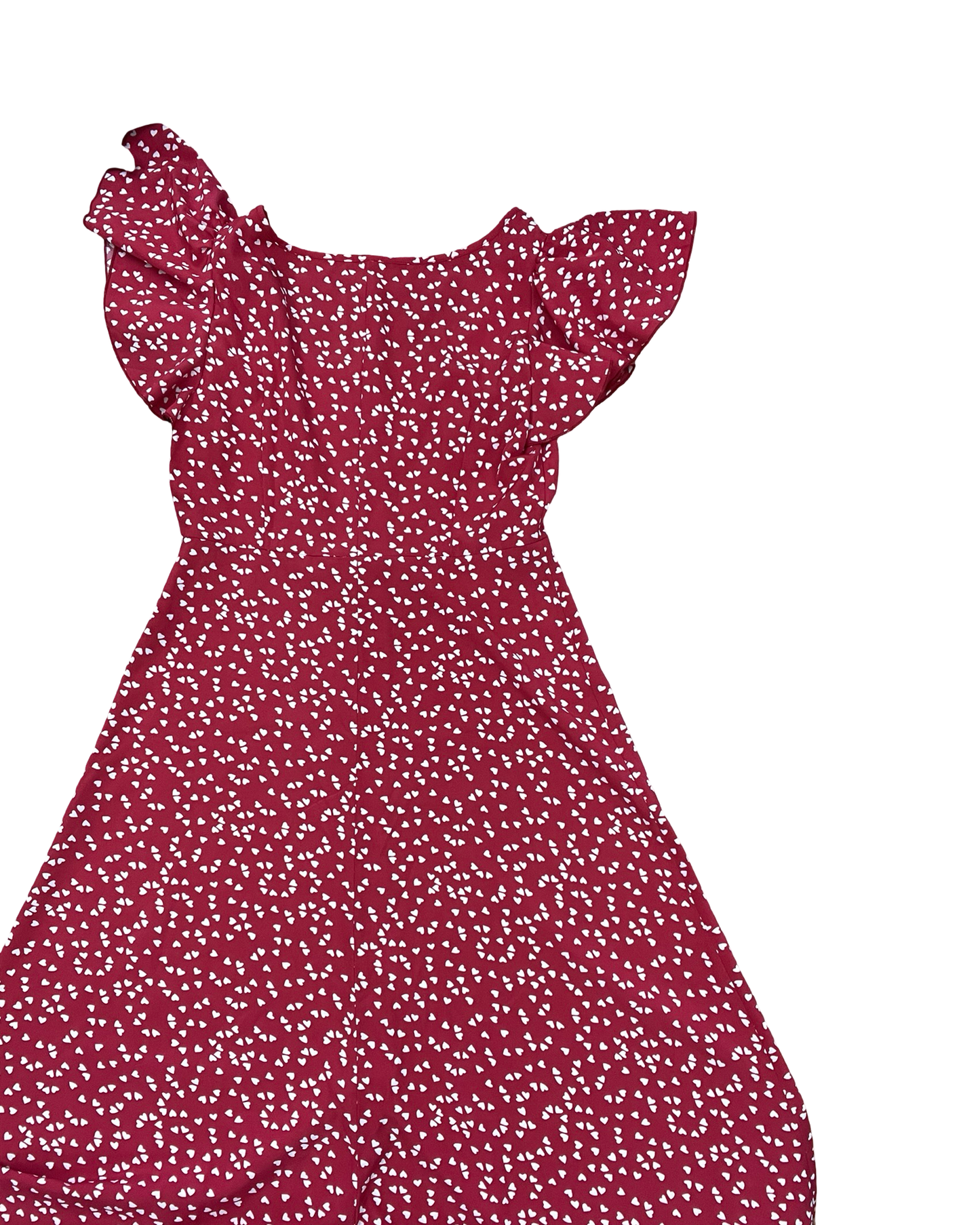 Dress Casual Midi By Shein In Red, Size:M