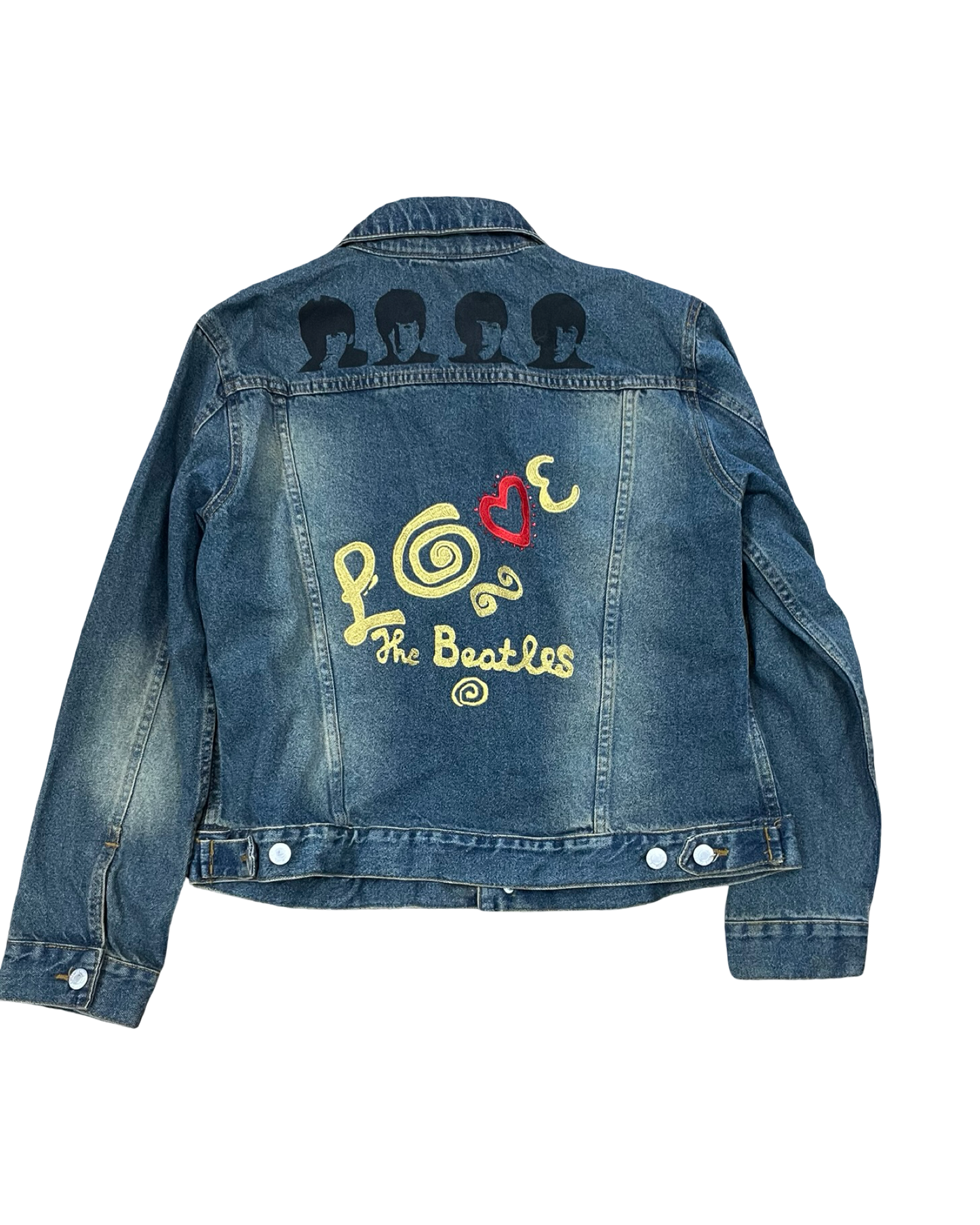 Jacket Denim By Clothes Mentor In Blue Denim, Size:L