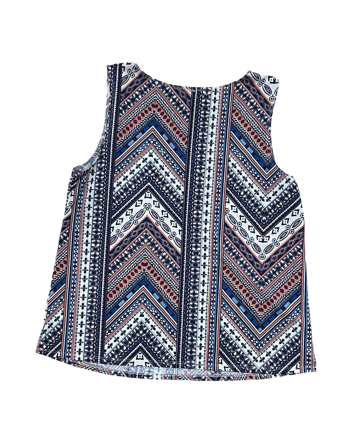 Top Sleeveless By Misha In Cream & Orange, Size:L