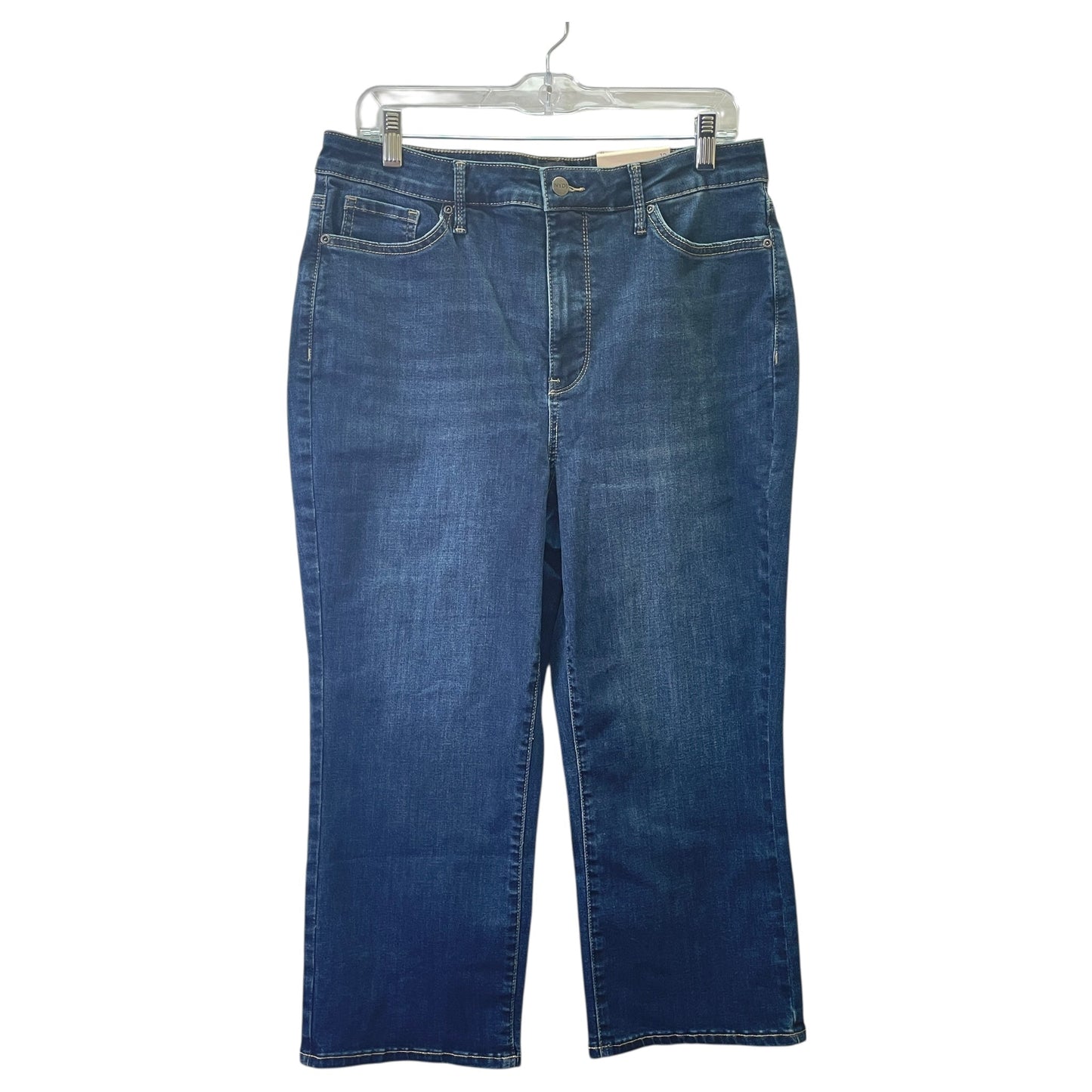 Capris By Not Your Daughters Jeans In Blue Denim, Size:12