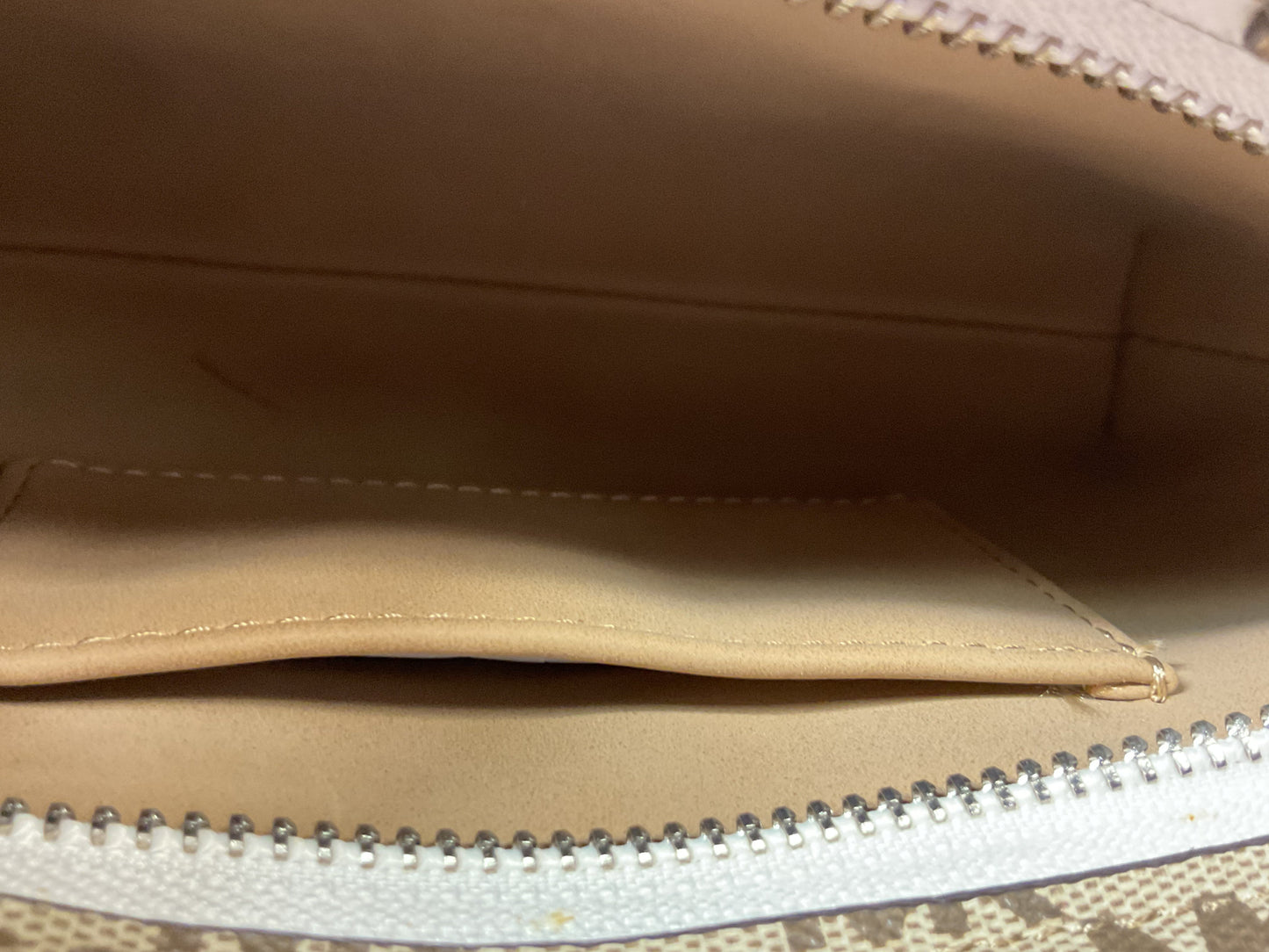 Belt Bag Designer By Michael Kors In Tan & White, Size:Small