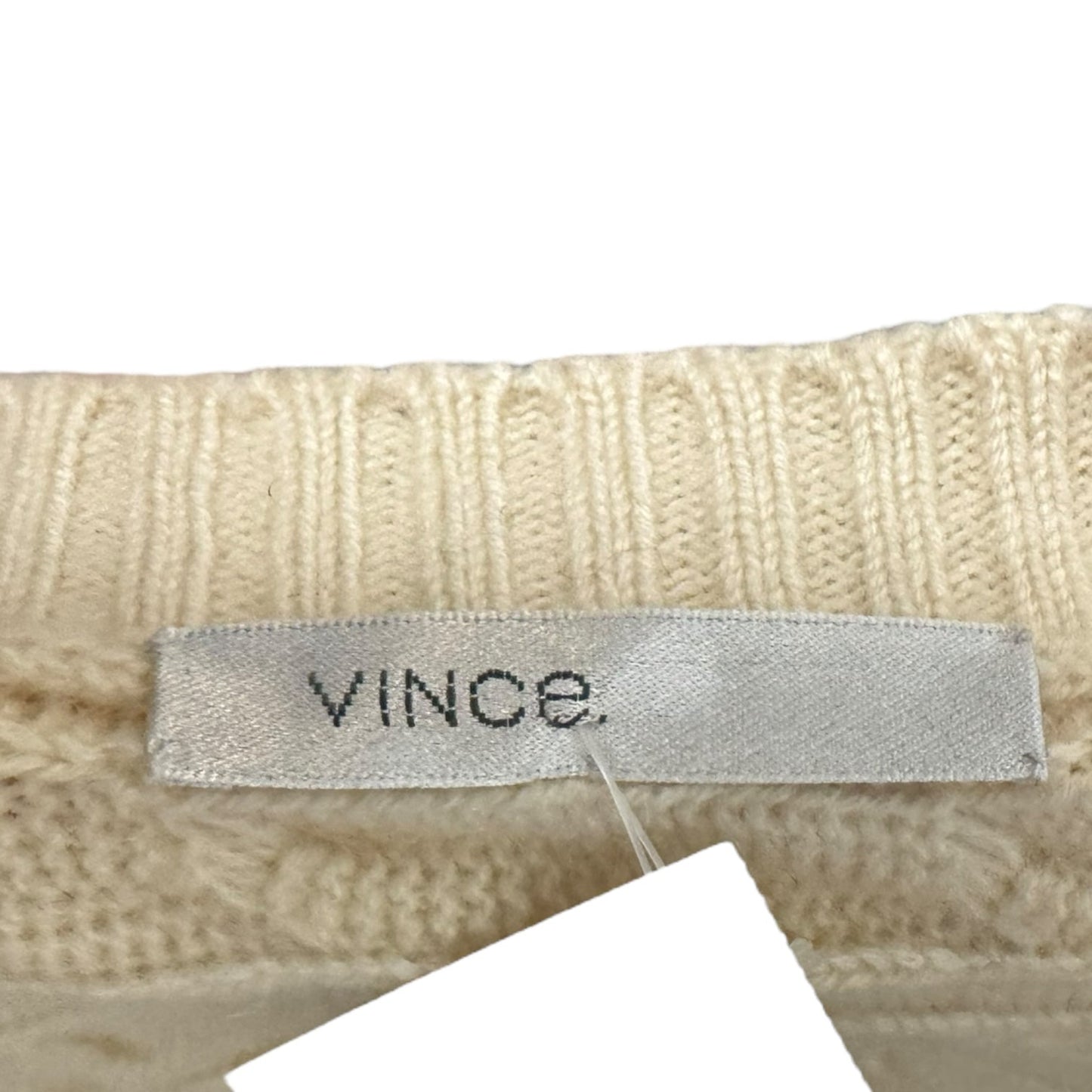 Cashmere Poncho By Vince In Cream, Size: Osfm, estimated small