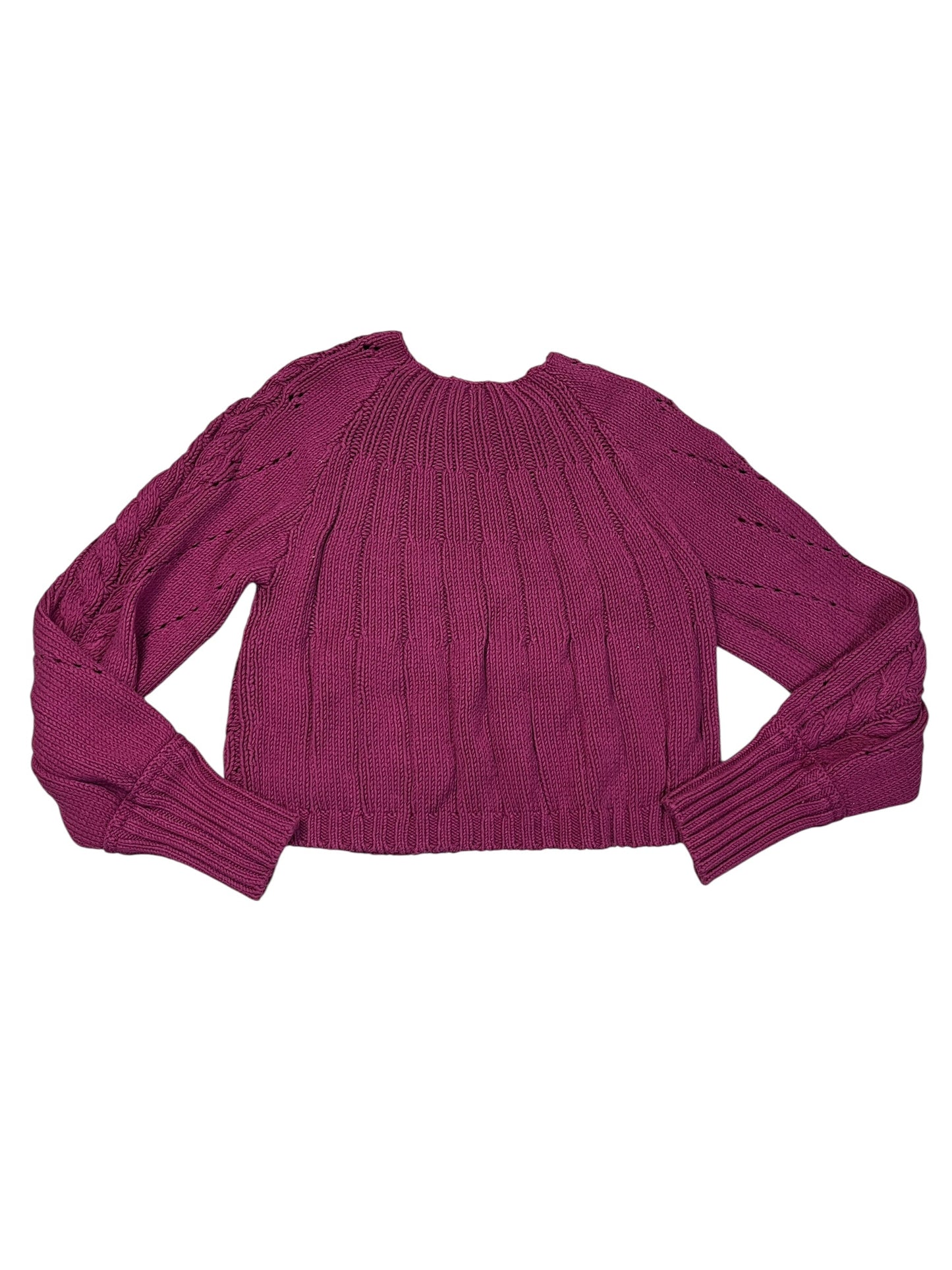 Sweater By Free People In Purple, Size:L