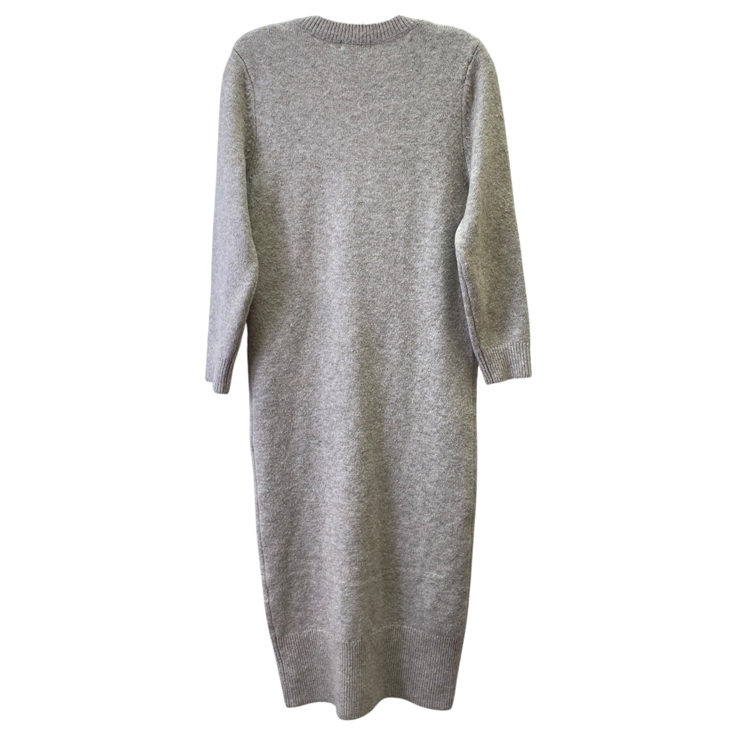 Dress Sweater By Topshop In Taupe, Size:Xs