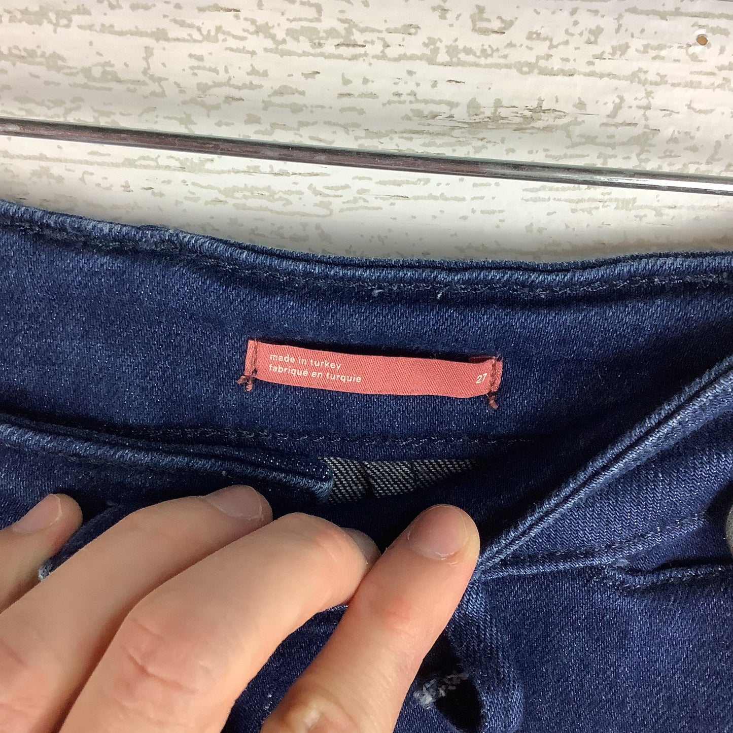 Jeans Wide Leg By Pilcro In Blue Denim, Size: 4 (27)
