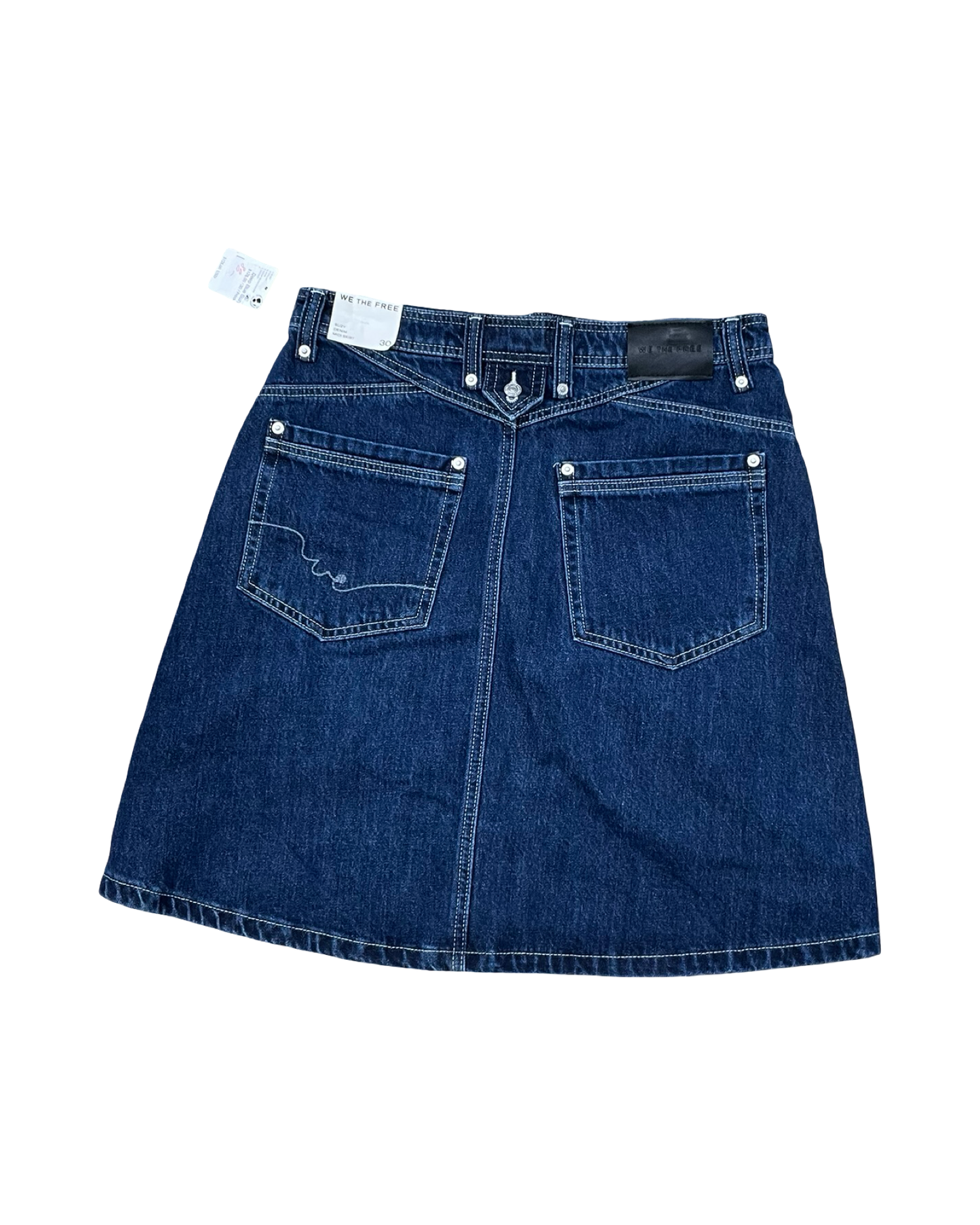 Skirt Mini & Short By We The Free In Blue Denim, Size:10