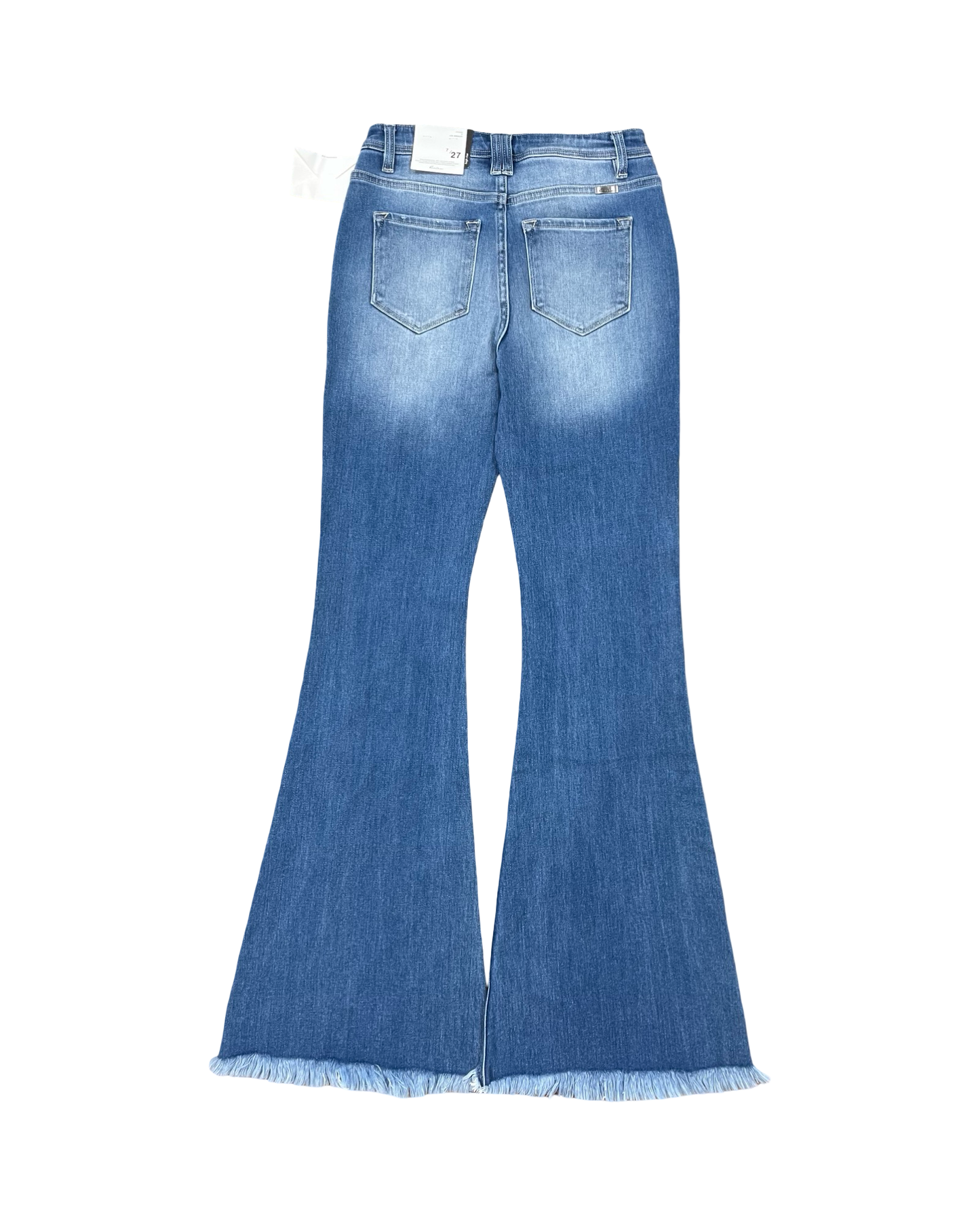 Jeans Flared By Kancan In Blue Denim, Size:4