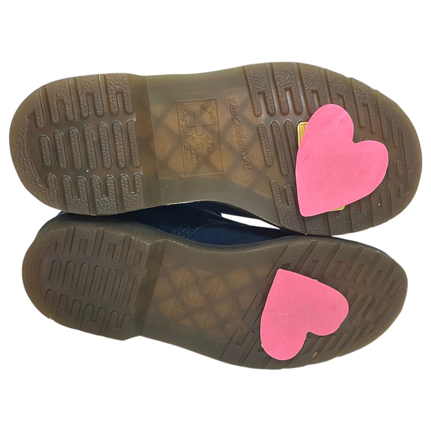 Boots Ankle Flats By Dr Martens In Blue, Size:7