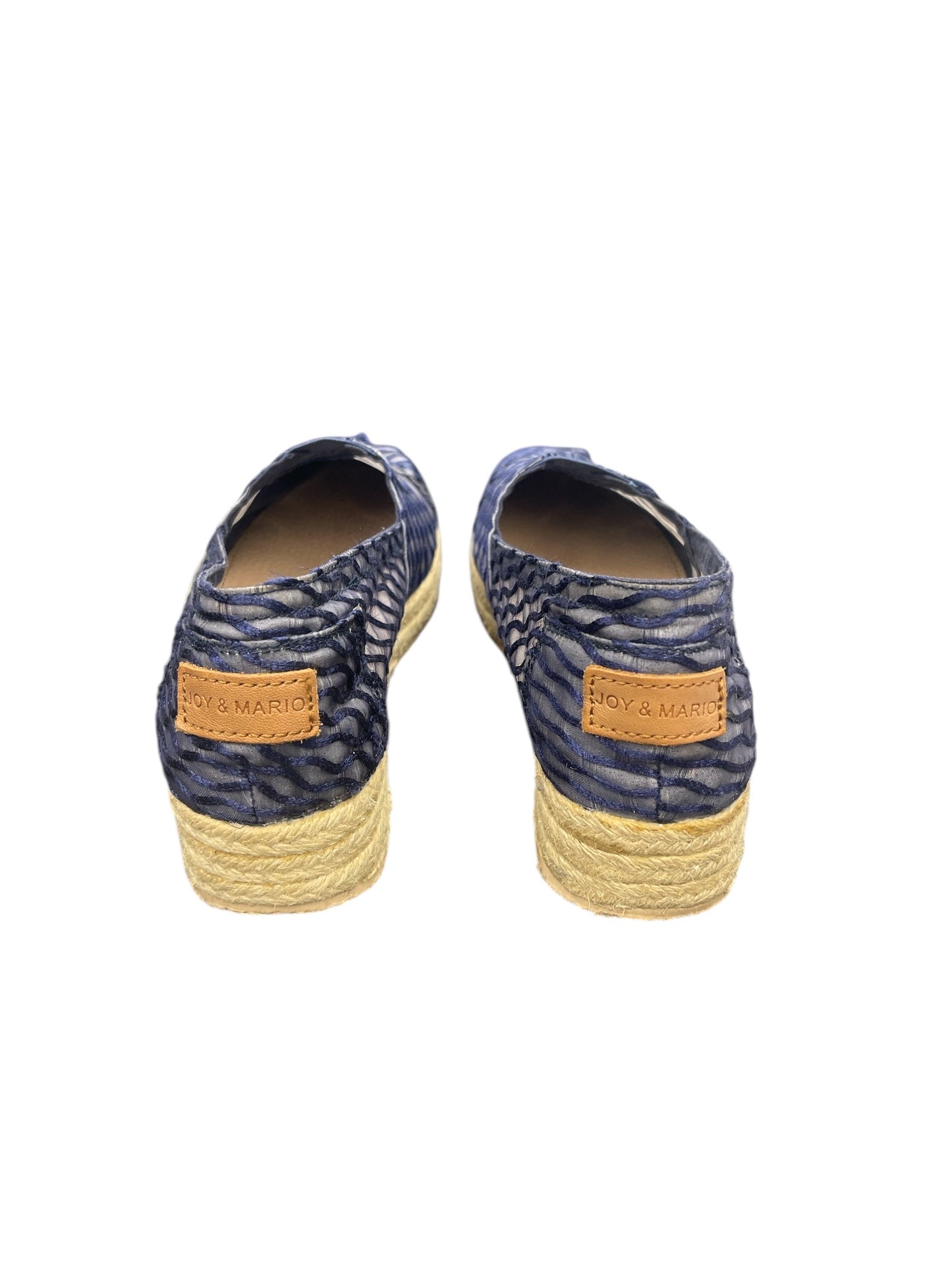SHOES HEELS WEDGE by CLOTHES MENTOR In BLUE, Size: 7.5