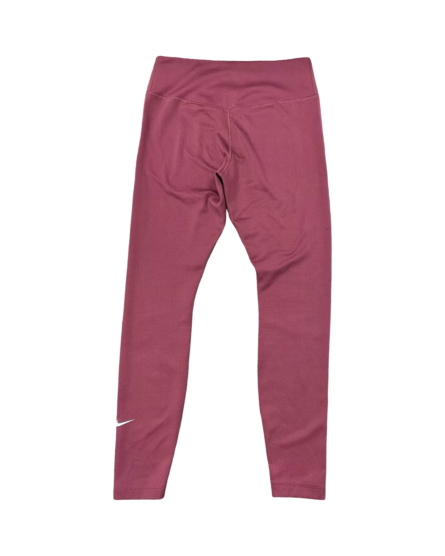 Athletic Leggings By Nike In Red, Size:M