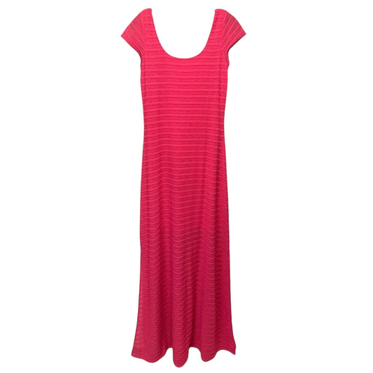 Ramsay Maxi Dress Designer By Lilly Pulitzer In Lipstick Pink Pier Stripe, Size: M