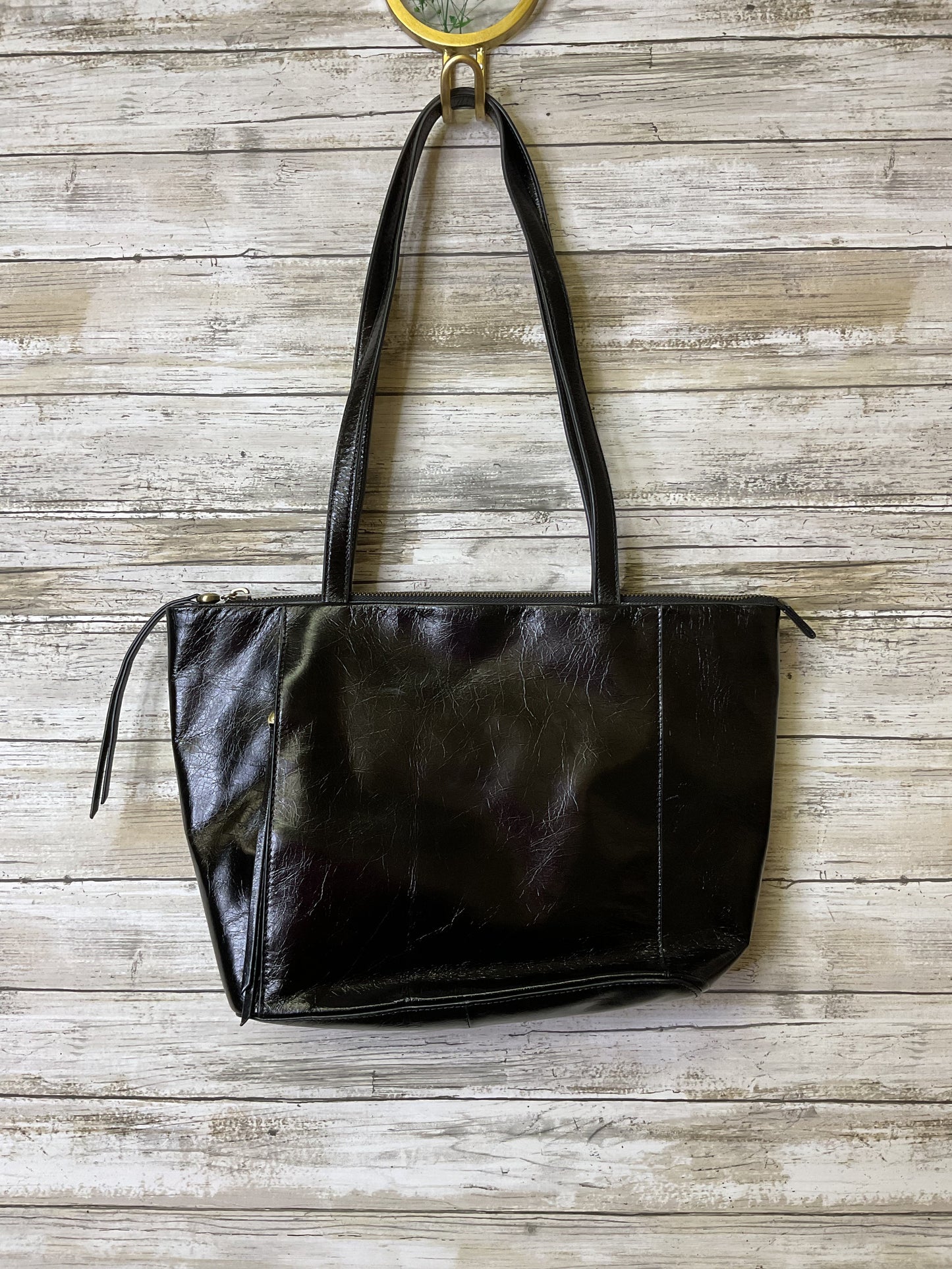 Handbag Leather By Hobo Intl In Black, Size:Medium