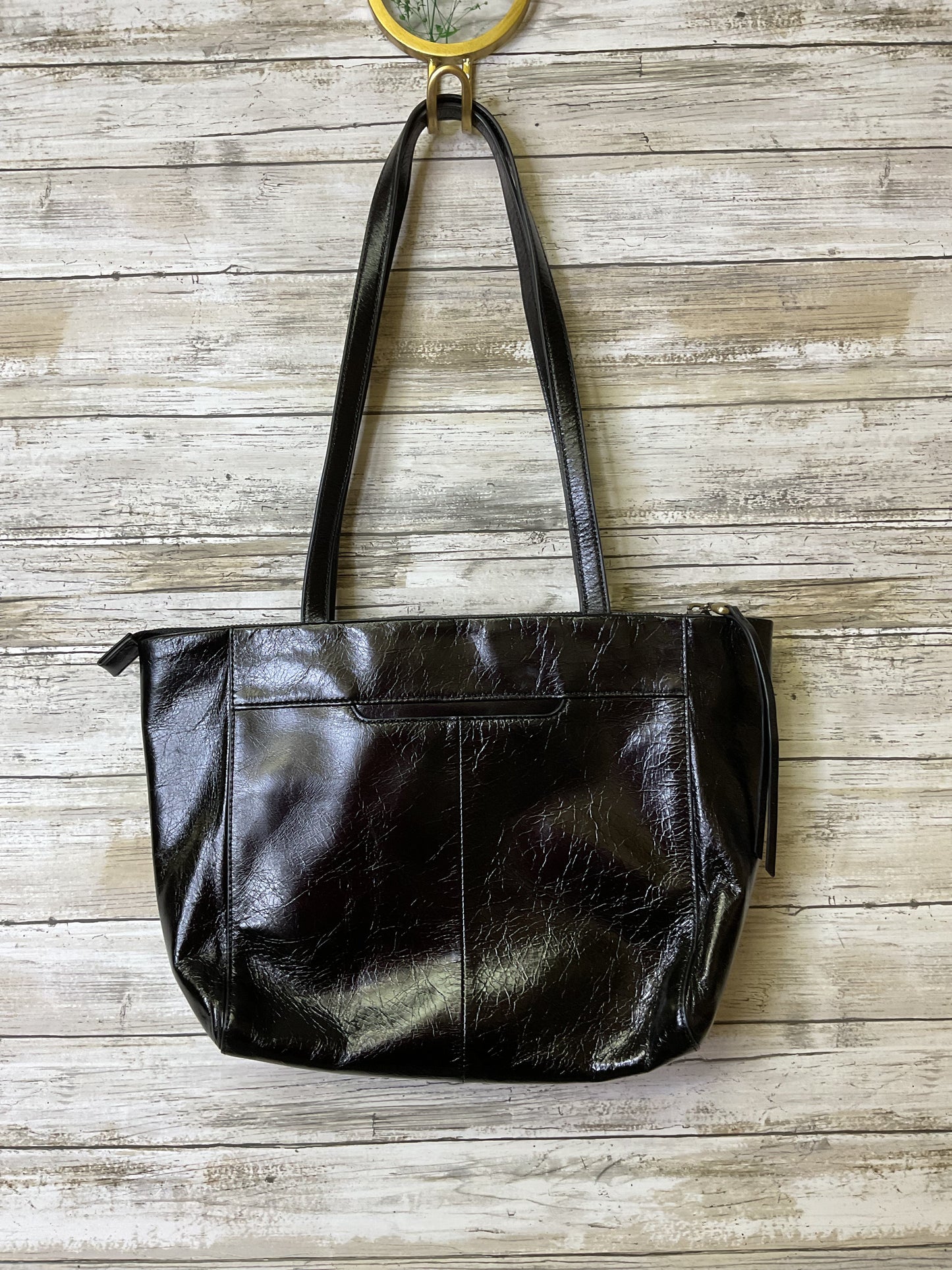 Handbag Leather By Hobo Intl In Black, Size:Medium