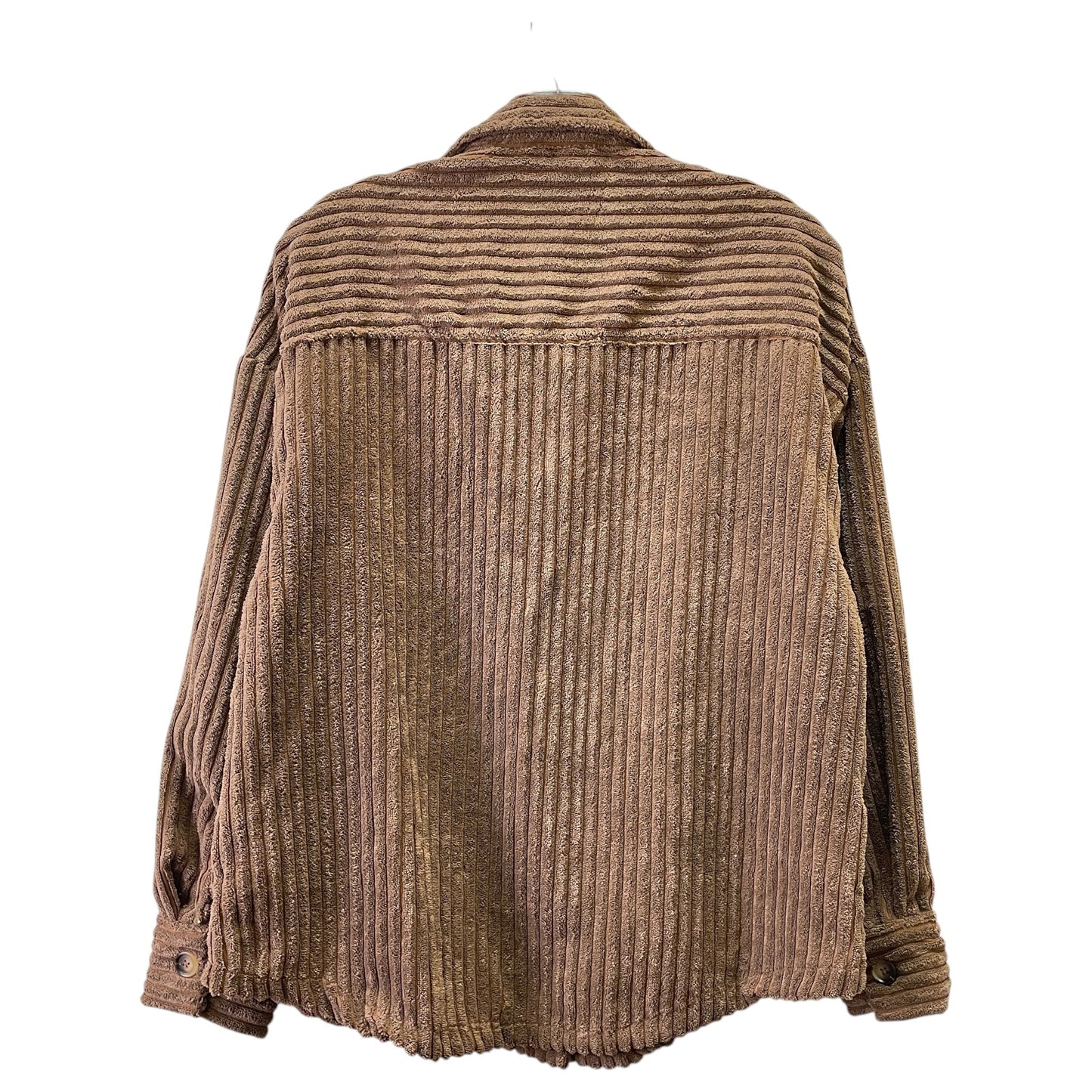 Jacket Shirt By New In In Brown, Size:S