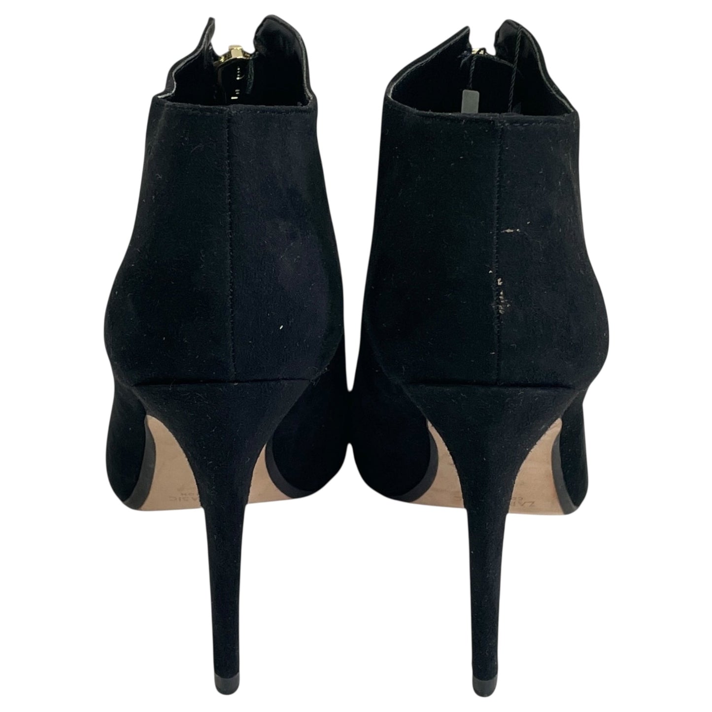 BOOTS ANKLE HEELS by ZARA BASIC in BLACK, Size:6.5