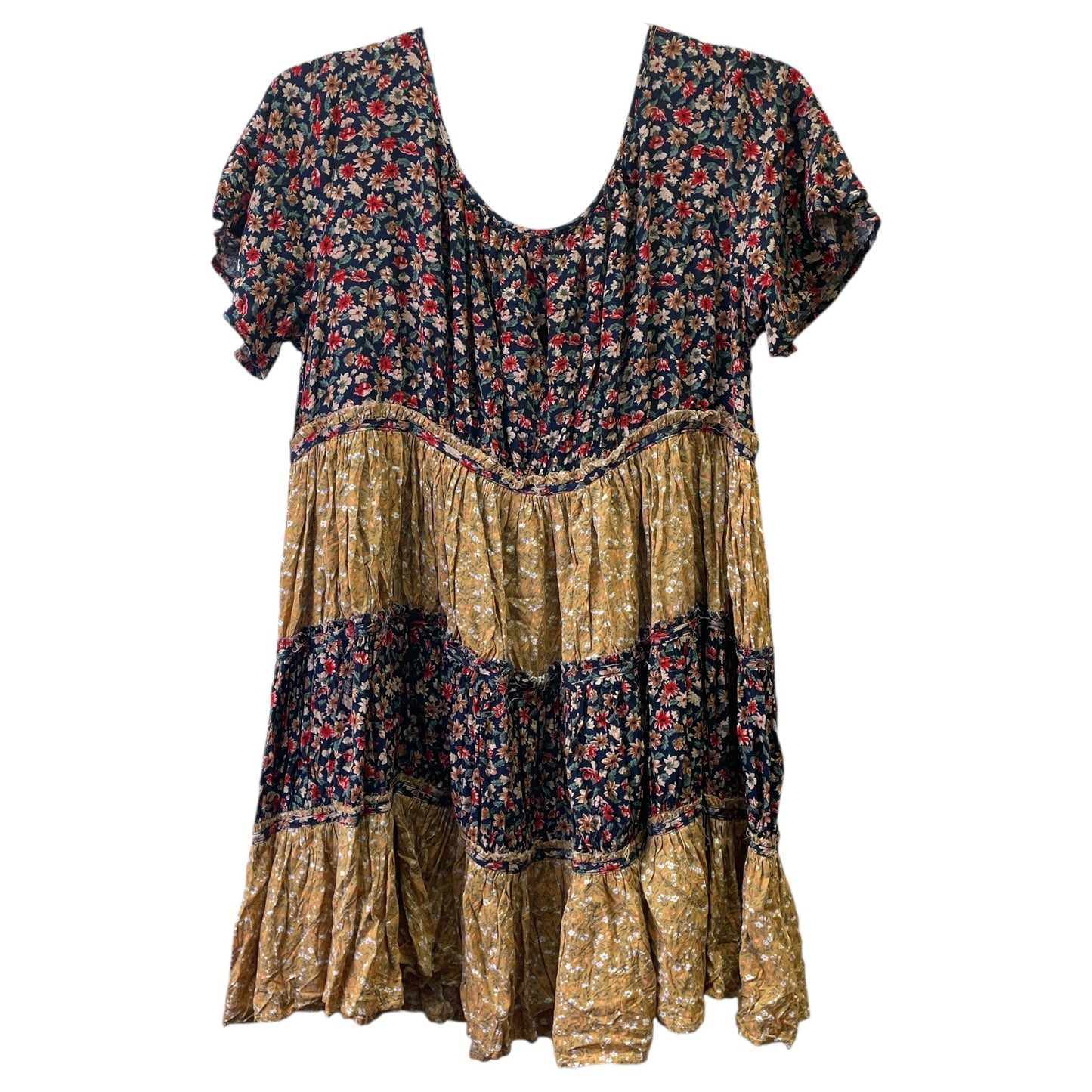 Top Ss By Easel In Floral Print, Size:M