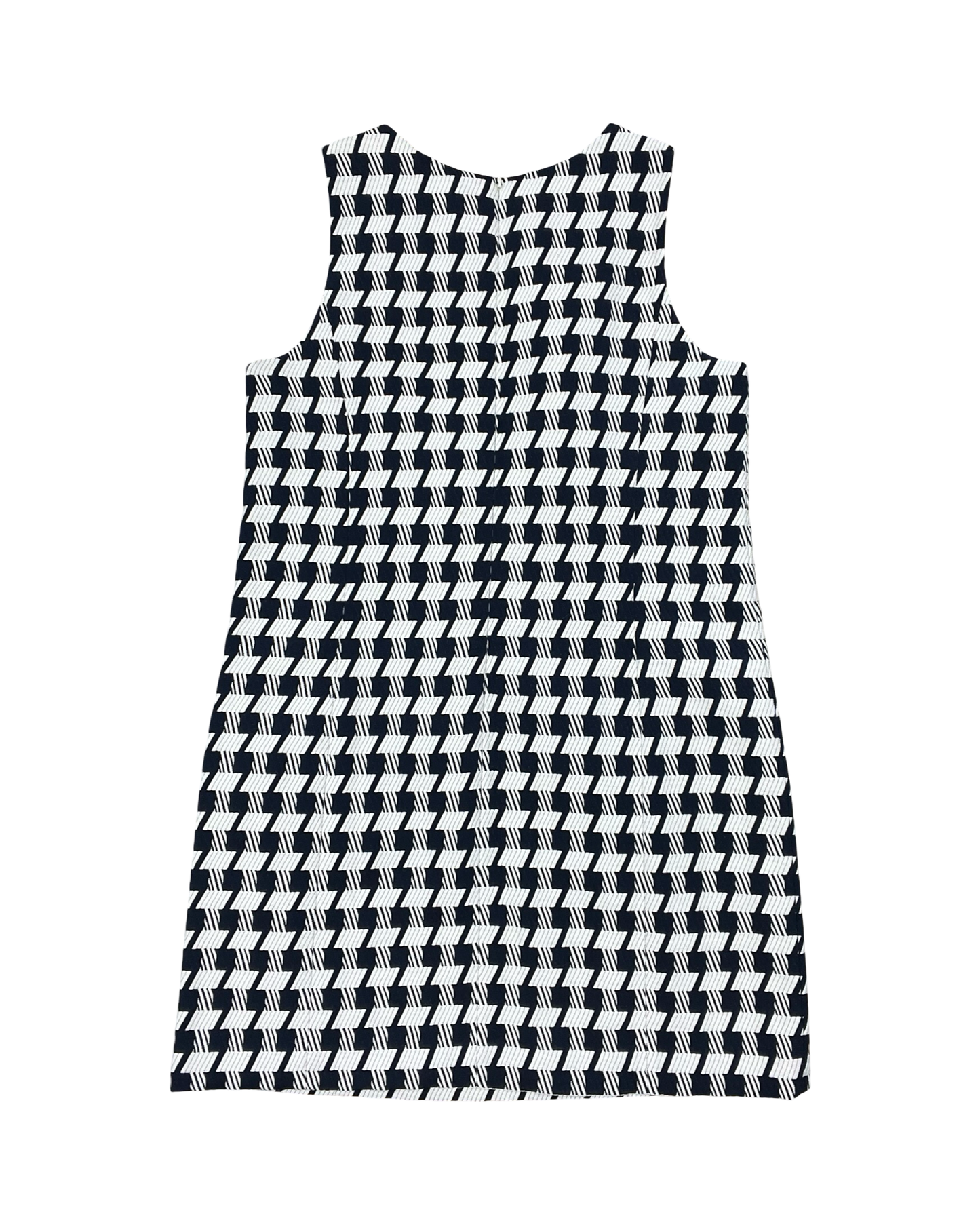 Dress Work By Ann Taylor In Blue & White, Size:L