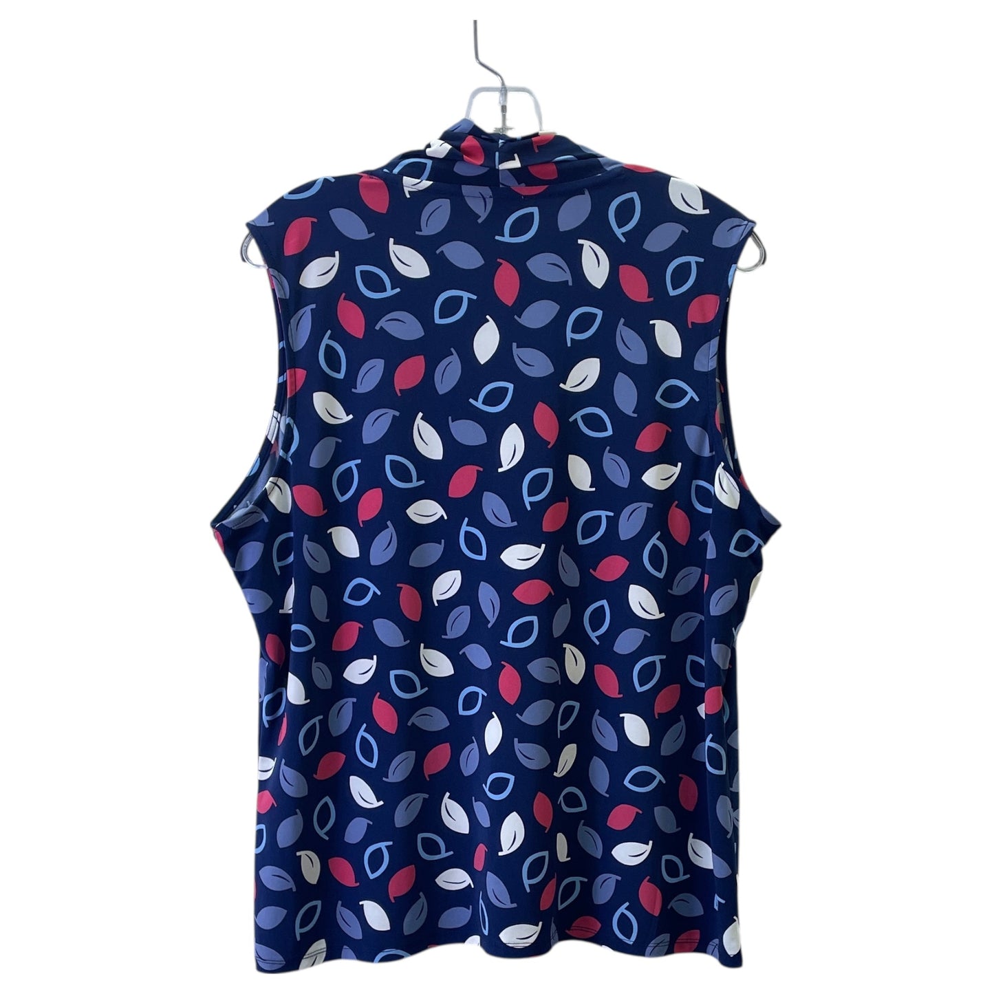 Top Ss By Anne Klein In Blue & Pink, Size:Xl