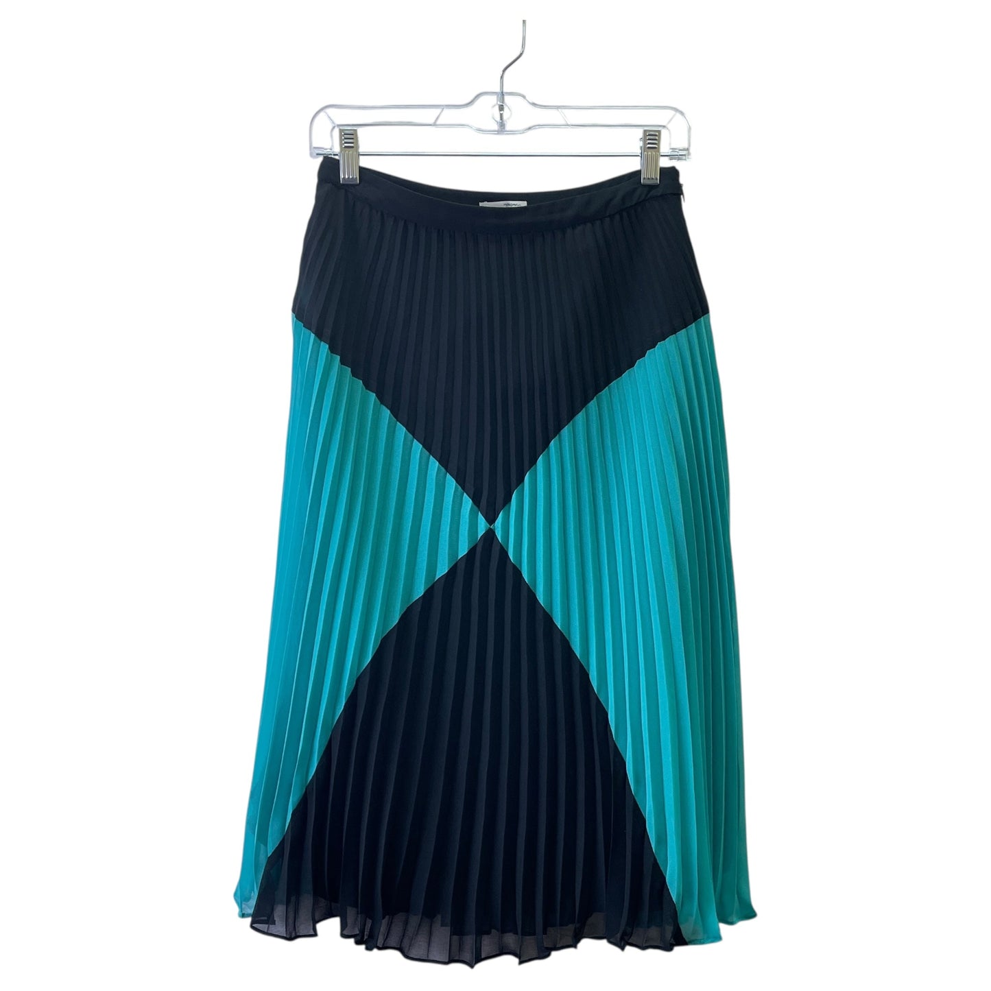 Skirt Midi By Halogen In Black & Blue, Size:6