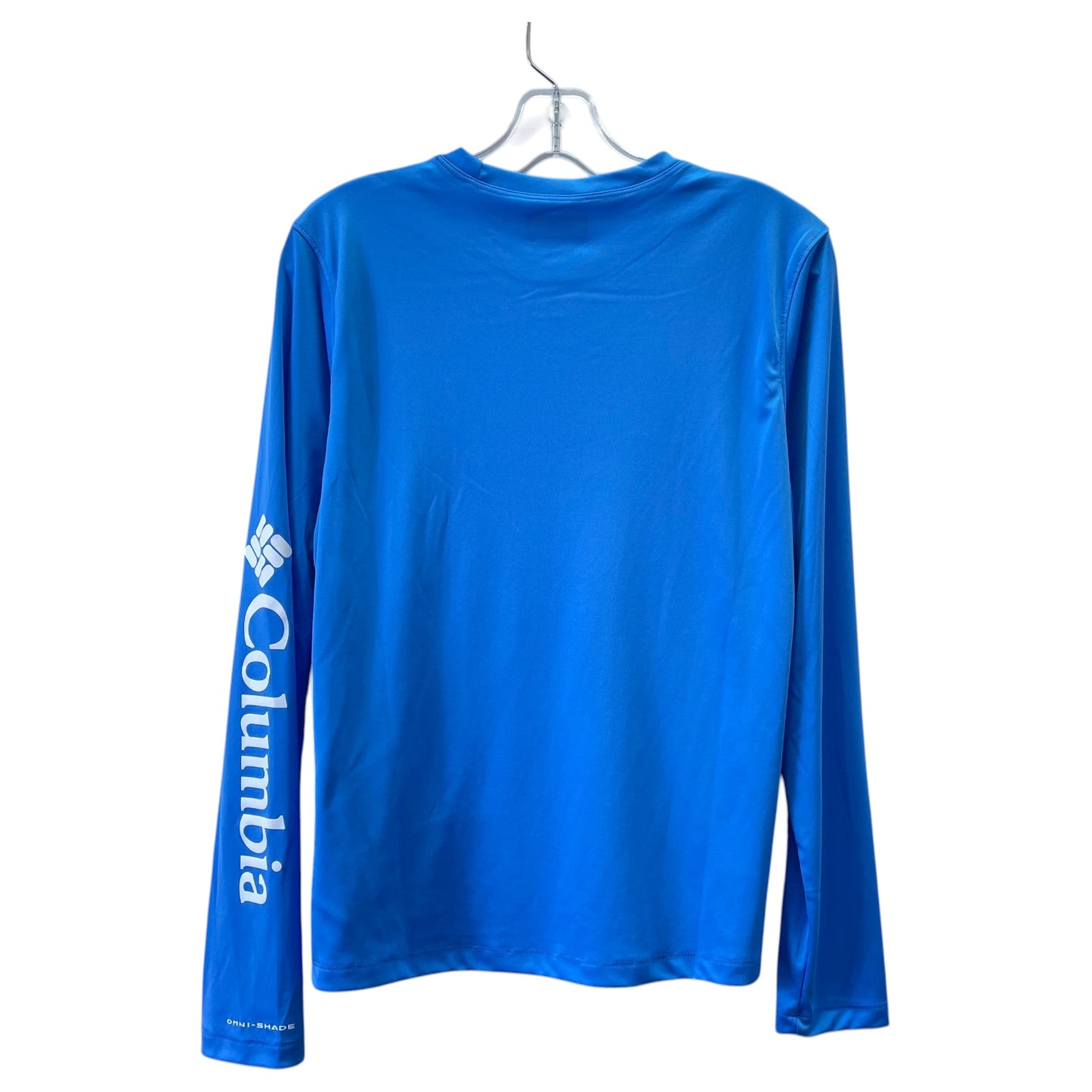 Athletic Top Ls Crewneck By Columbia In Blue, Size:M