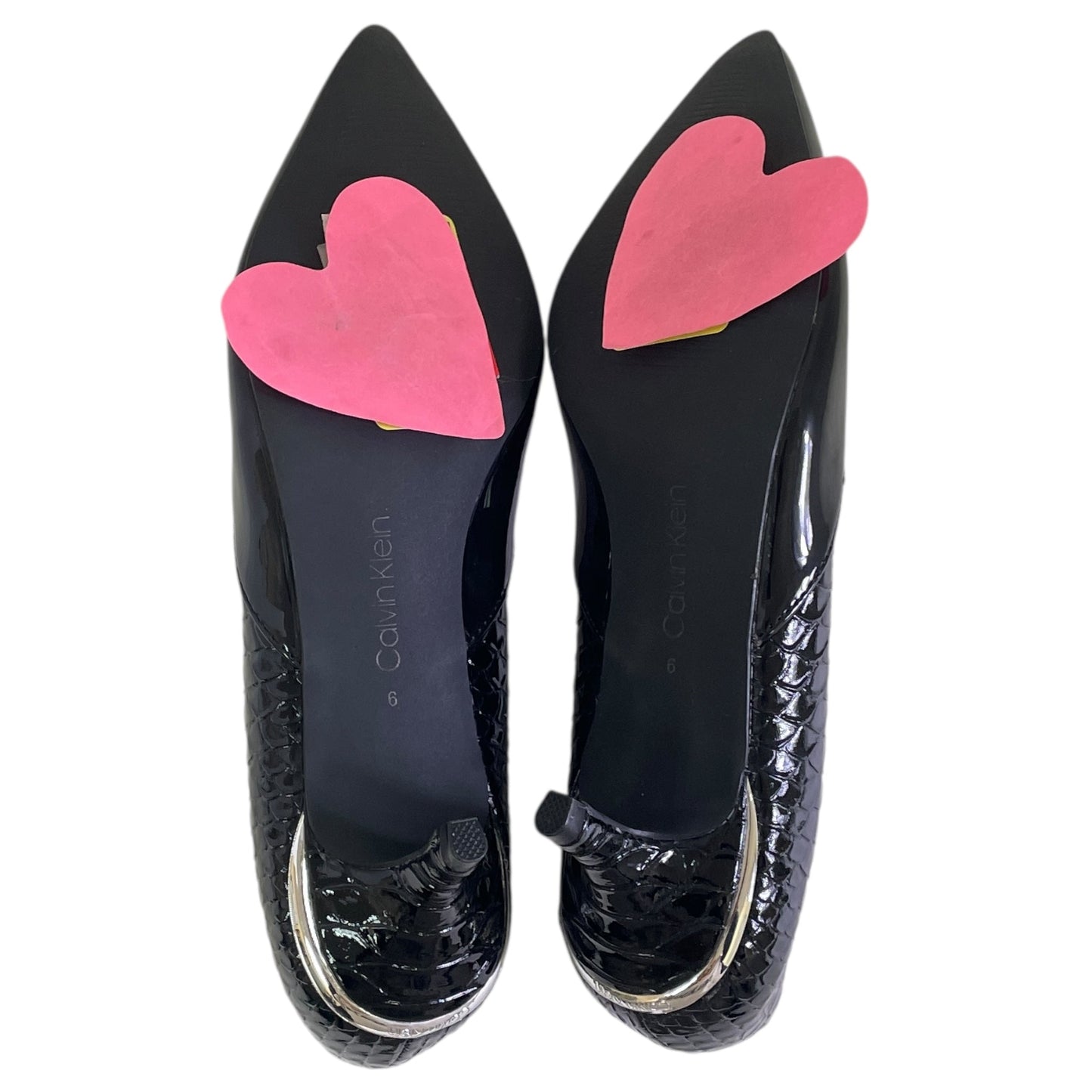 Shoes Heels Kitten By Calvin Klein In Black, Size:6