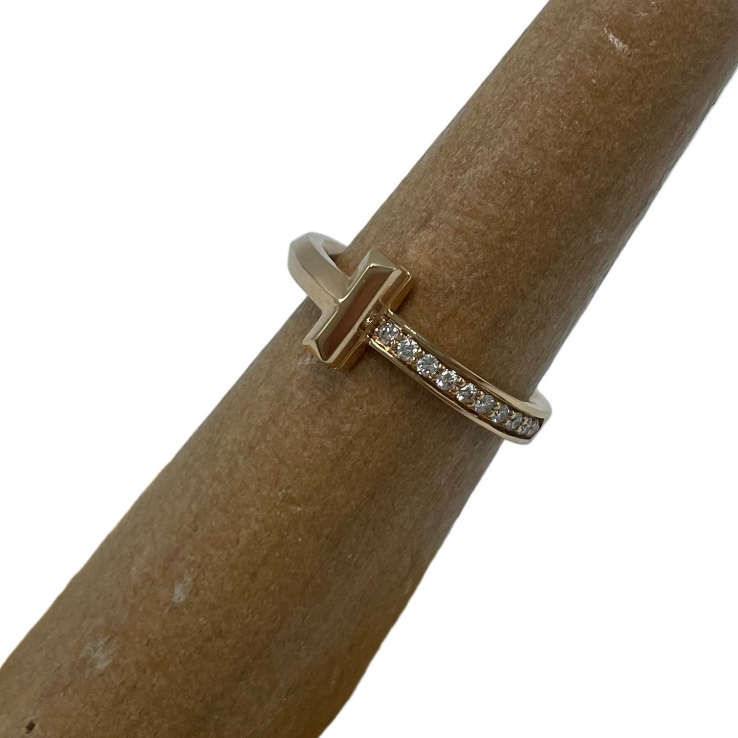 Tiffany & Company 18K T Diamond Ring, Size: 5.25