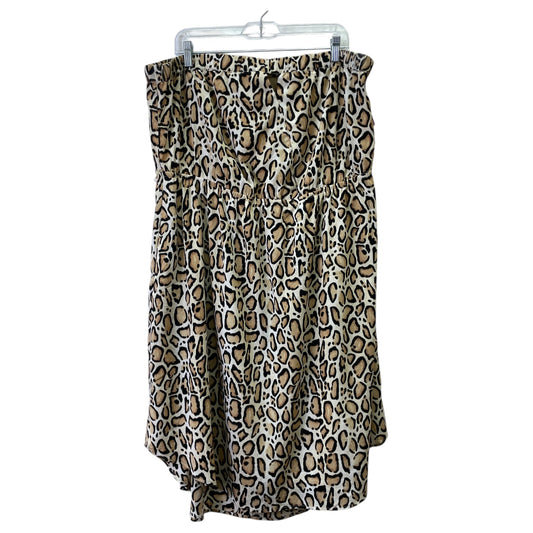 Dress Casual Short By Lane Bryant In Animal Print, Size:1X