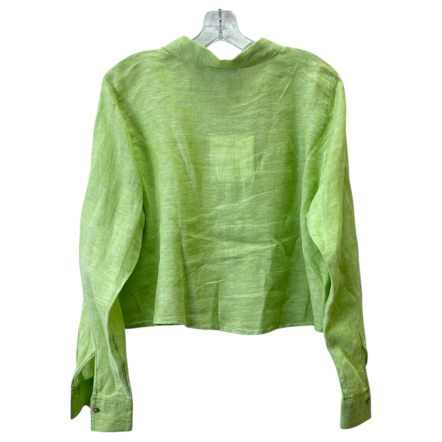 Top Ls By Cynthia Rowley In Green, Size:L