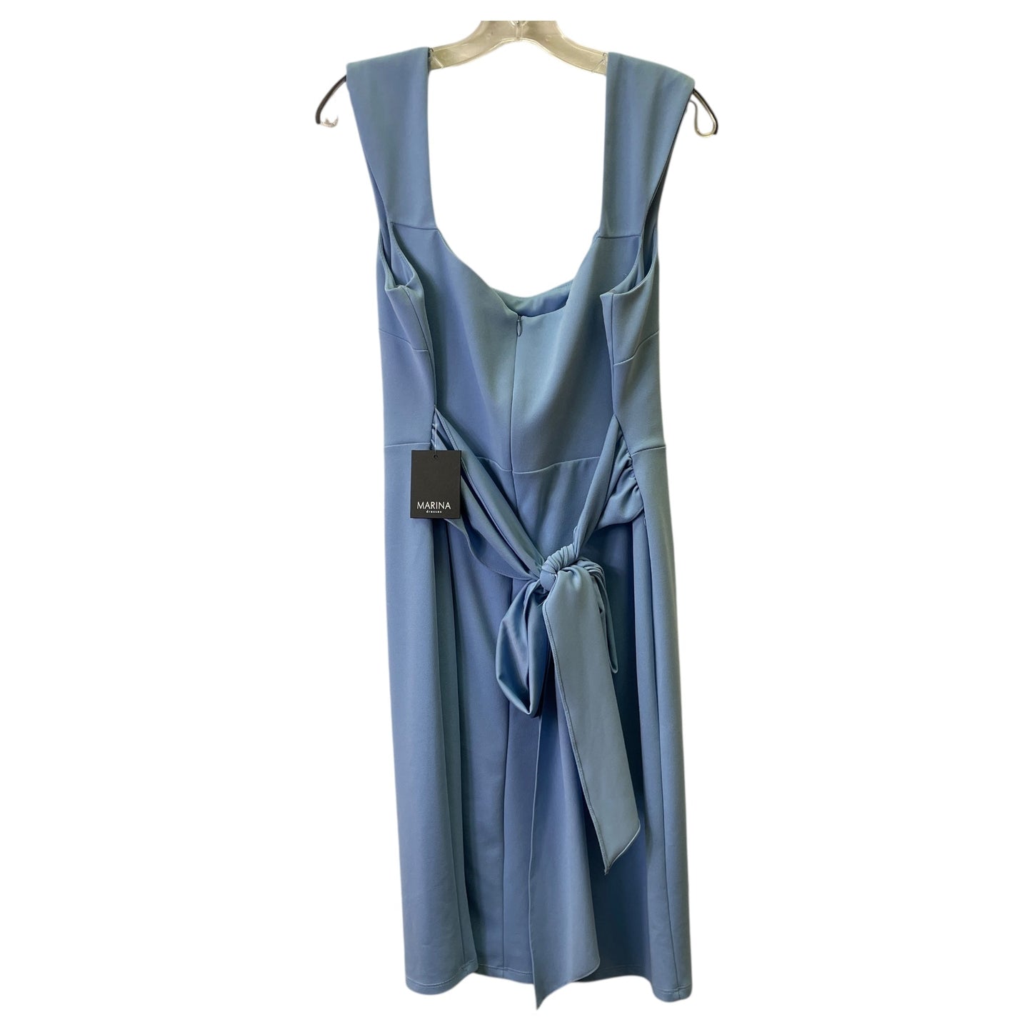 Dress Work By Marina In Blue, Size:Xl