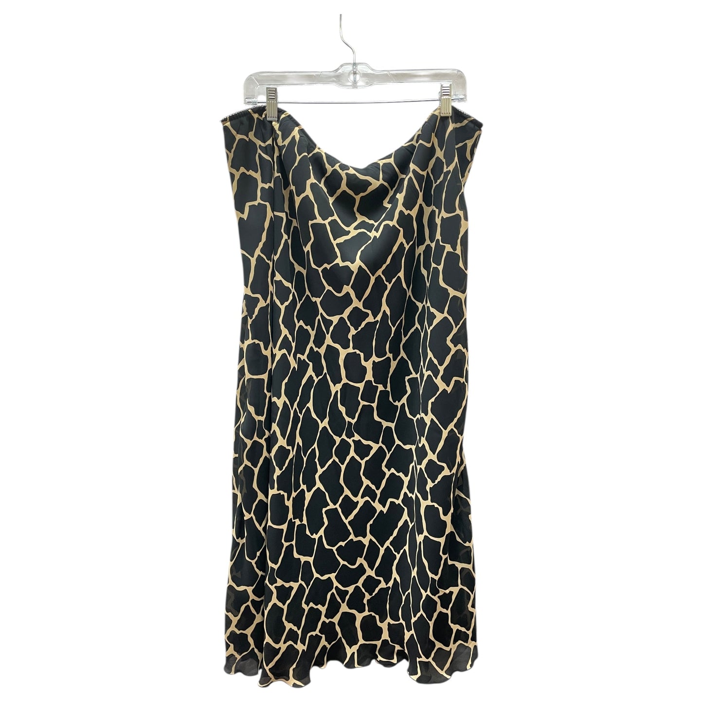 Skirt Maxi By RENE MARGO In Animal Print, Size:2X