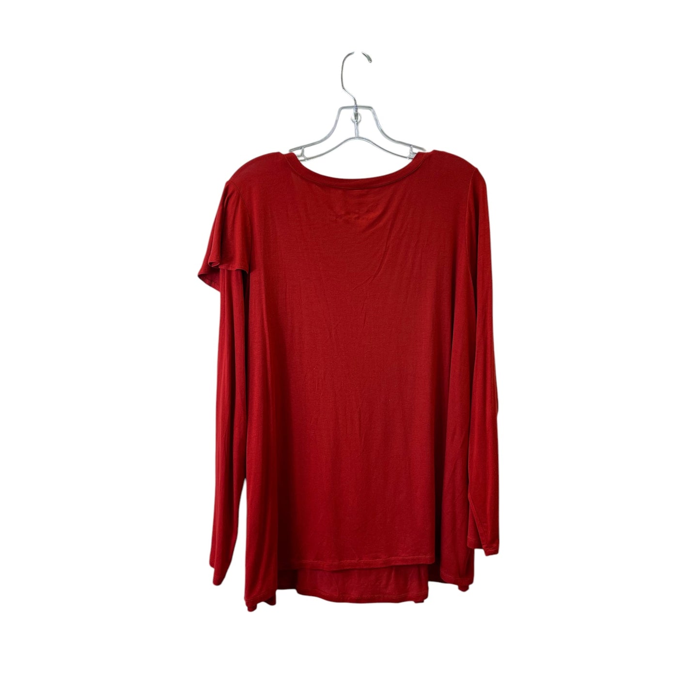 Top Ls By Diane Gilman In Red, Size:1X