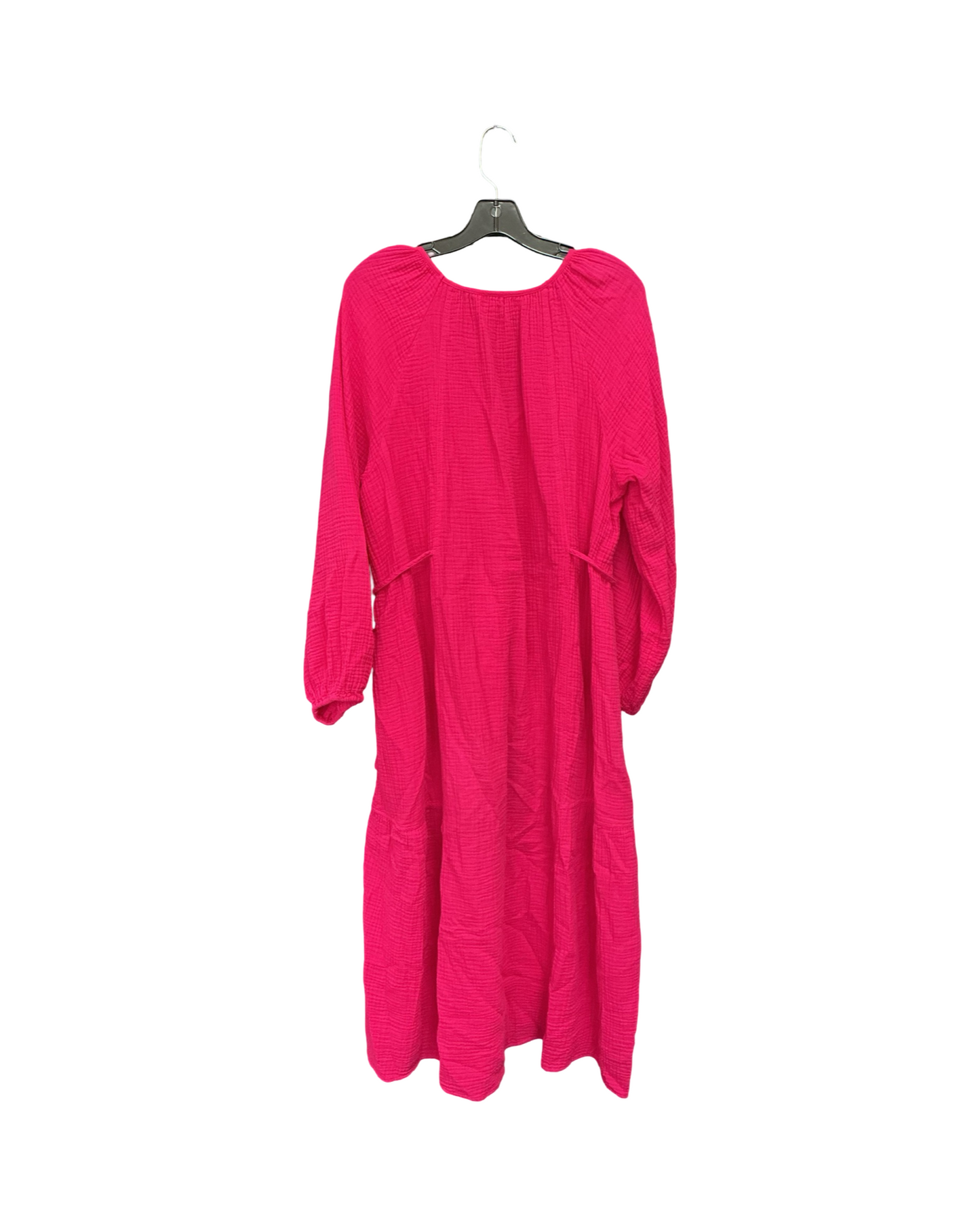 Dress Casual Midi By Universal Thread In Pink, Size:L