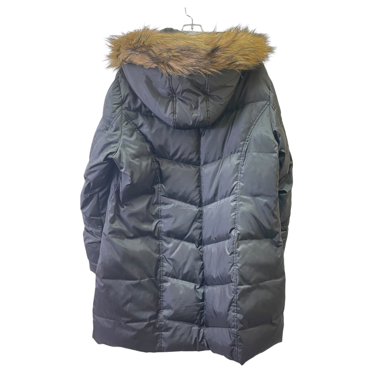 Coat Puffer & Quilted By Anne Klein In Black, Size:Xl
