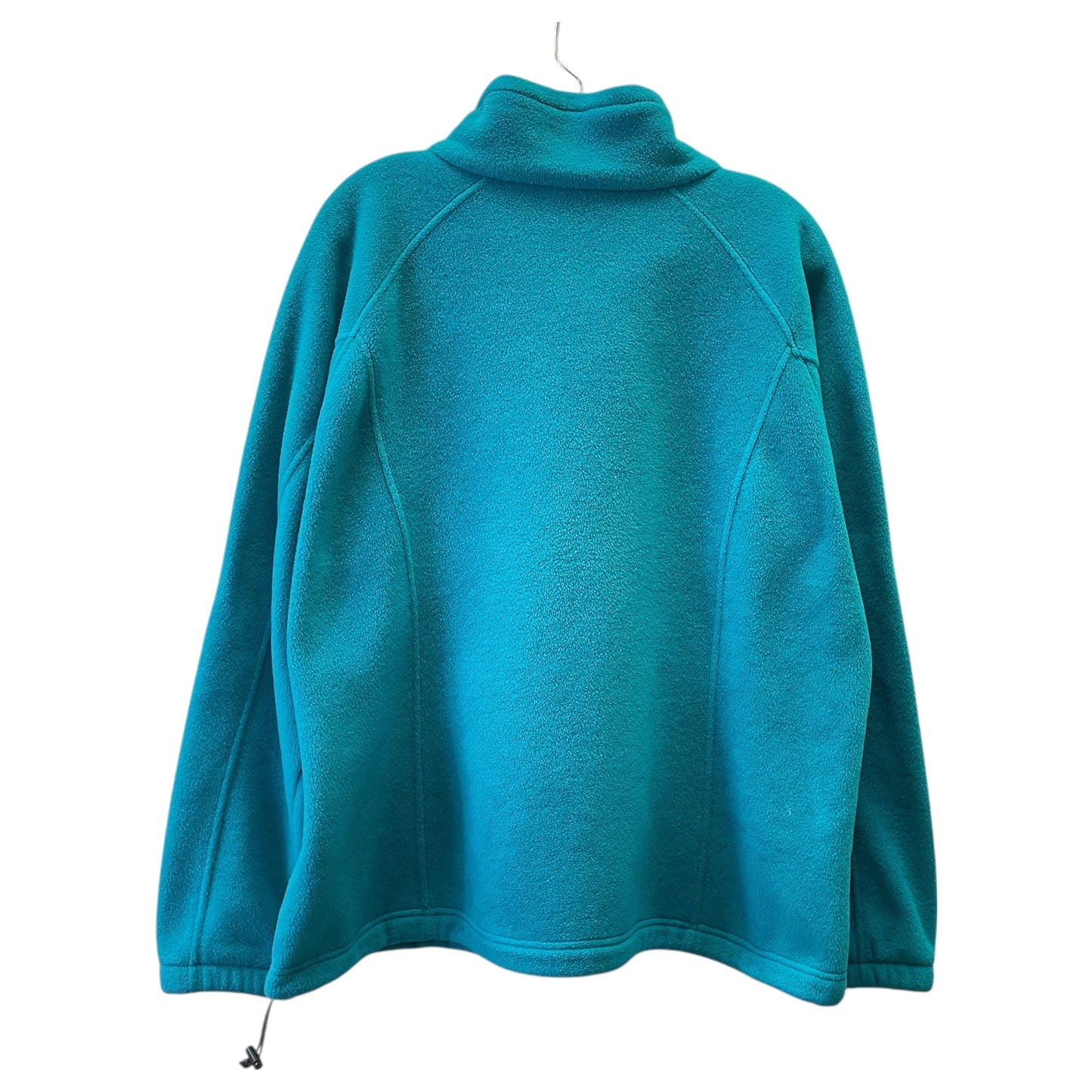 Jacket Fleece By Columbia In Teal, Size:2X