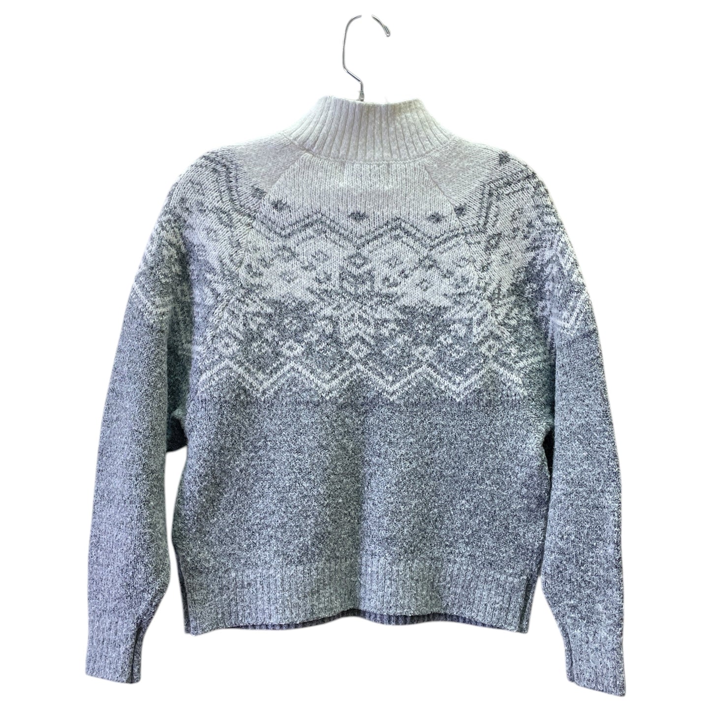 Sweater By Old Navy In Grey & White, Size:Xs