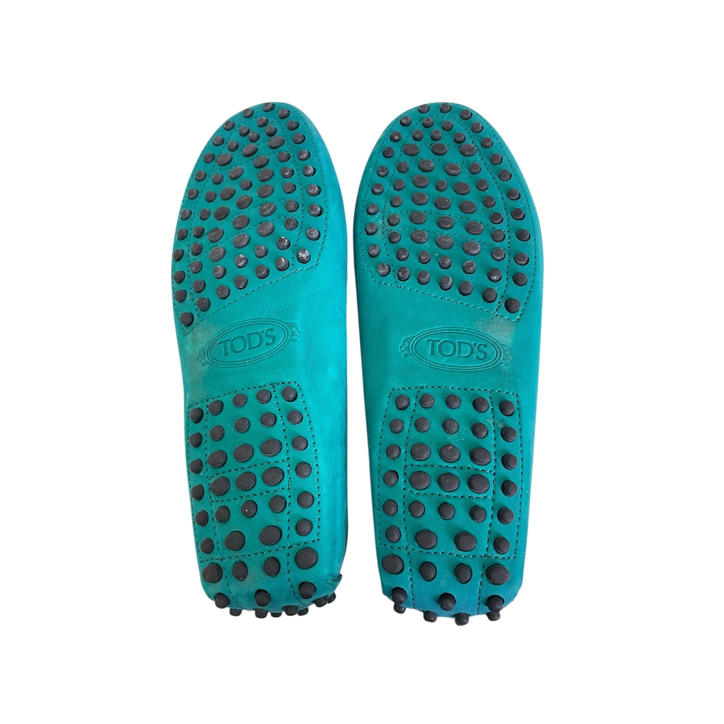 SHOES LUXURY DESIGNER by TODS in TEAL, Size:7